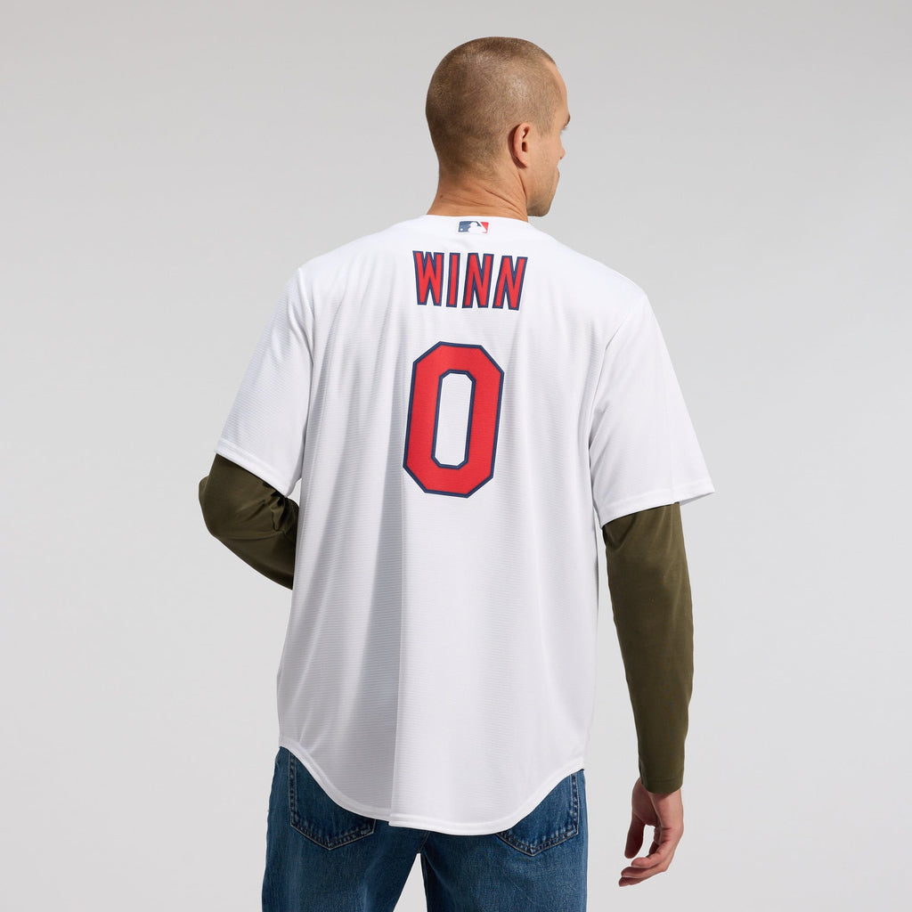 Men's St. Louis Cardinals Masyn Winn Nike White Home Replica Jersey - 4
