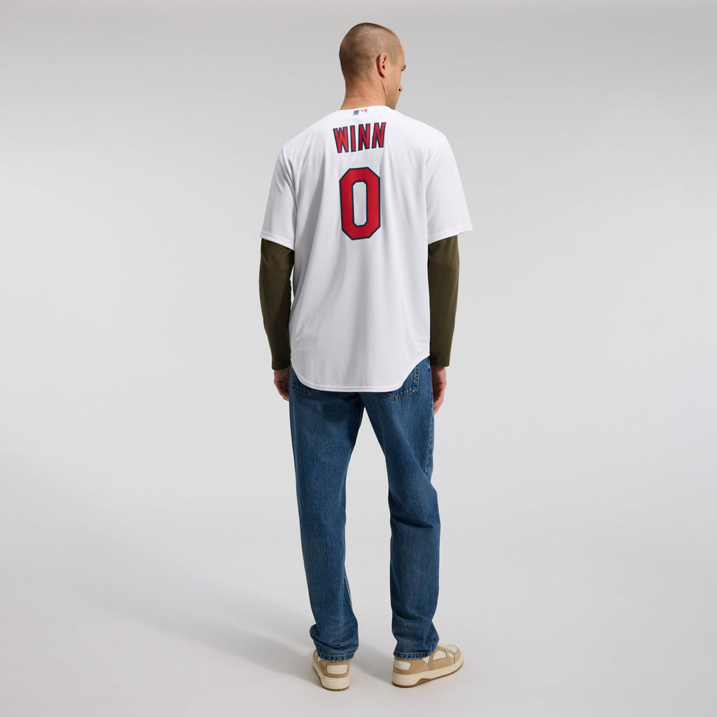 Men's St. Louis Cardinals Masyn Winn Nike White Home Replica Jersey - 6