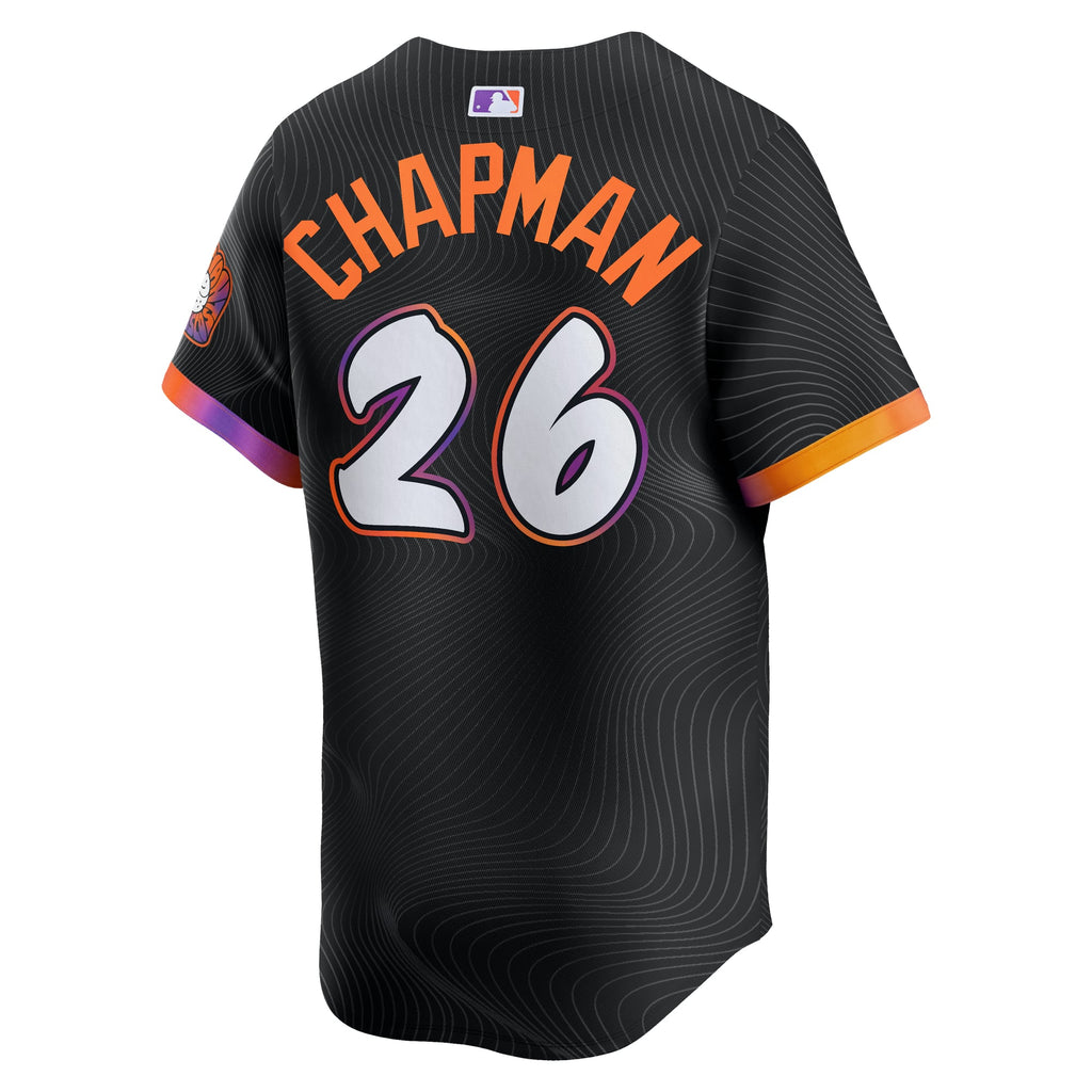 Men's San Francisco Giants Matt Chapman Nike Anthracite 2025 City Connect Limited Jersey - 4