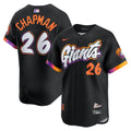 Men's San Francisco Giants Matt Chapman Nike Anthracite 2025 City Connect Limited Jersey