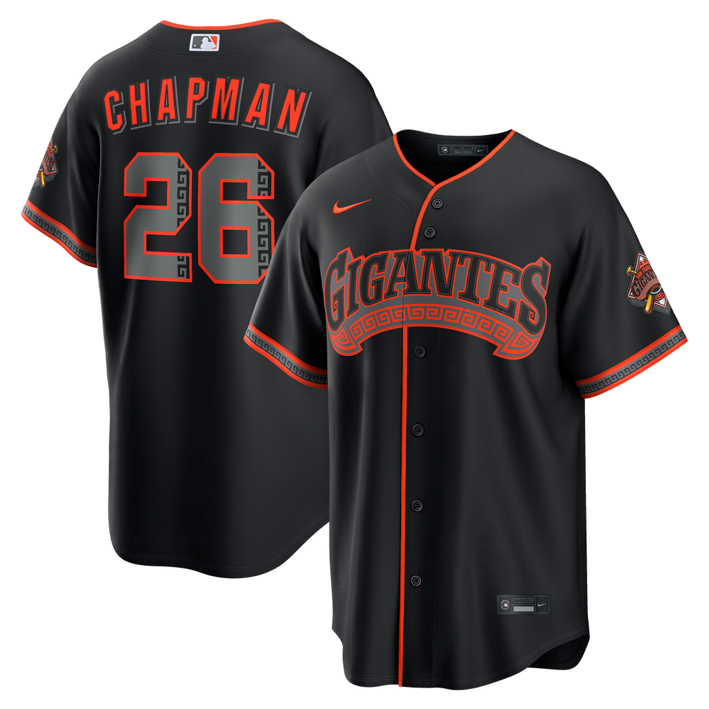 Men's San Francisco Giants Matt Chapman Nike Black Alternate Stadium Jersey - 2