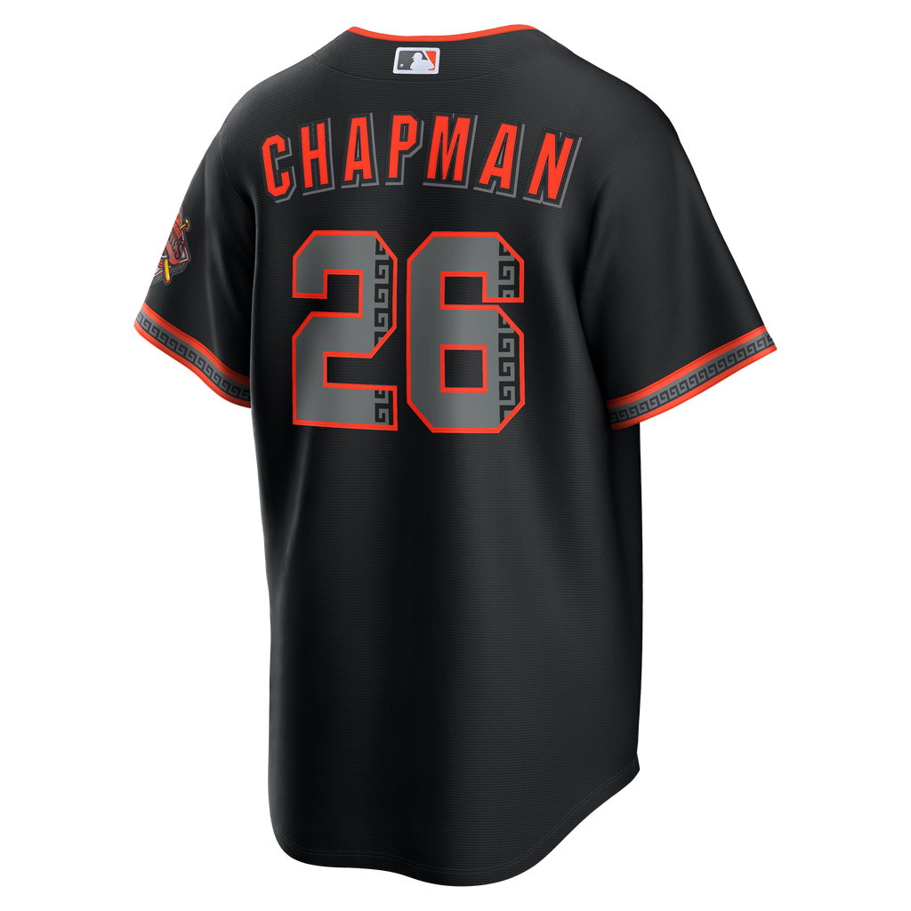 Men's San Francisco Giants Matt Chapman Nike Black Alternate Stadium Jersey - 4