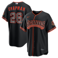 Men's San Francisco Giants Matt Chapman Nike Black Alternate Stadium Jersey