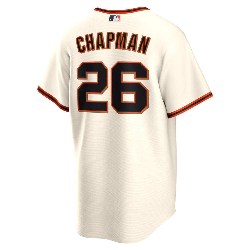 Men's San Francisco Giants Matt Chapman Nike Cream Home Replica Jersey - 4