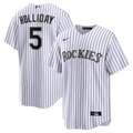 Men's Colorado Rockies Matt Holliday Nike White Home Retired Player Replica Jersey