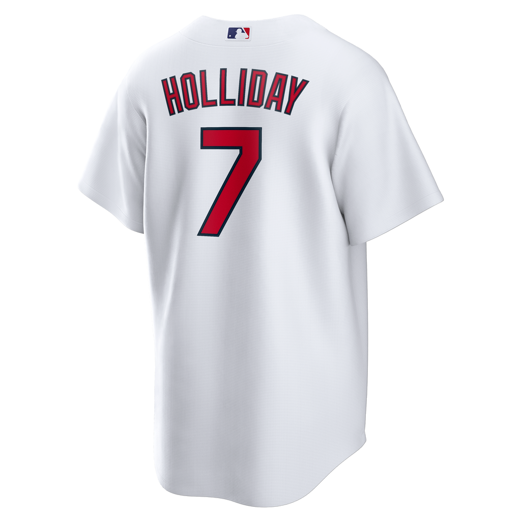 Men's St. Louis Cardinals Matt Holliday Nike White Home Retired Player Replica Jersey - 4