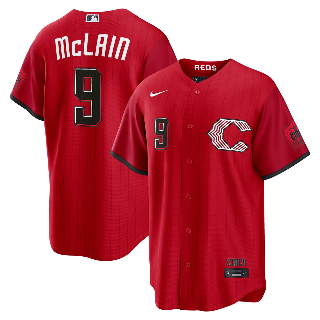 Men's Cincinnati Reds Matt McLain Nike Red 2026 City Connect Stadium Jersey - 2