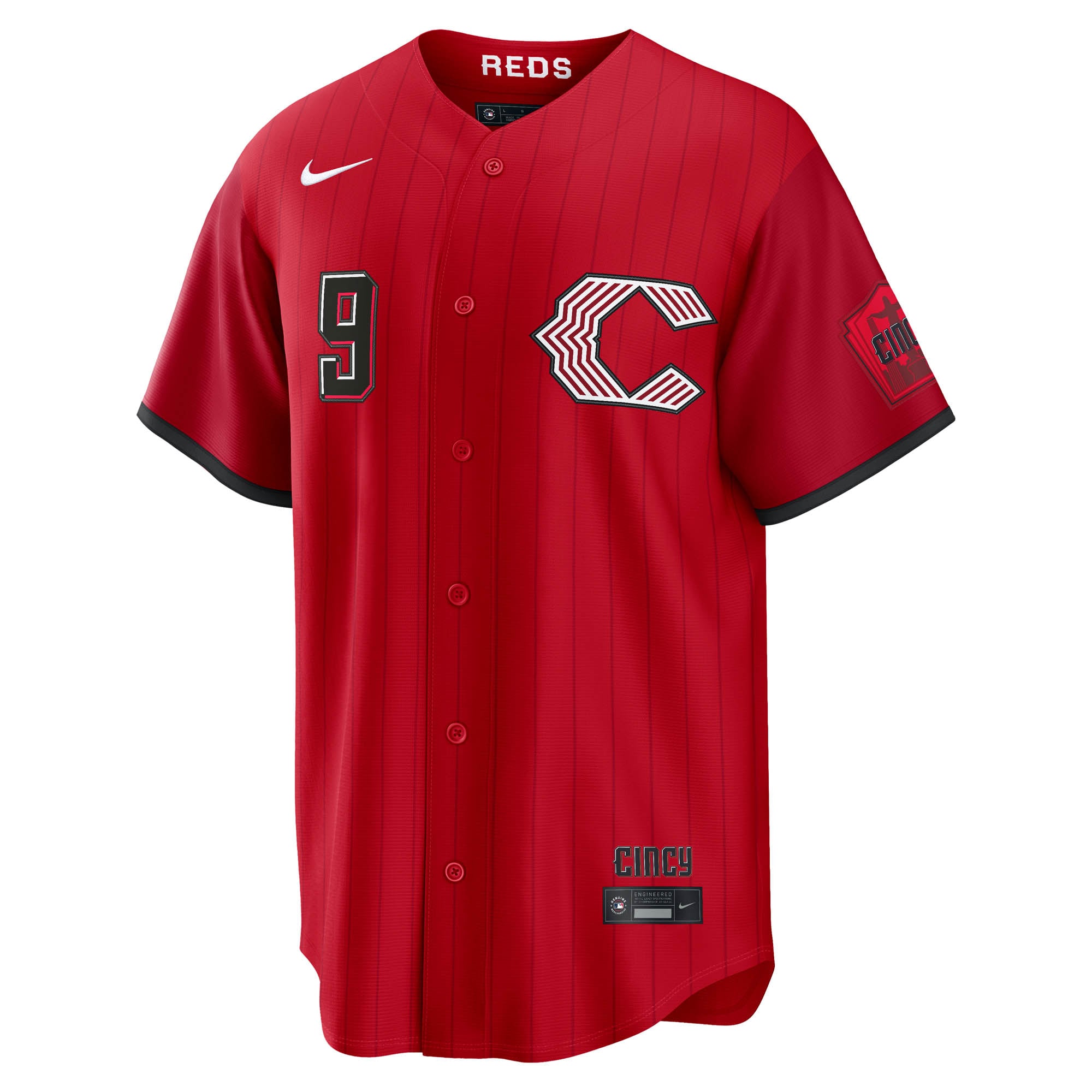 Men's Cincinnati Reds Matt McLain Nike Red 2026 City Connect Stadium Jersey - 3