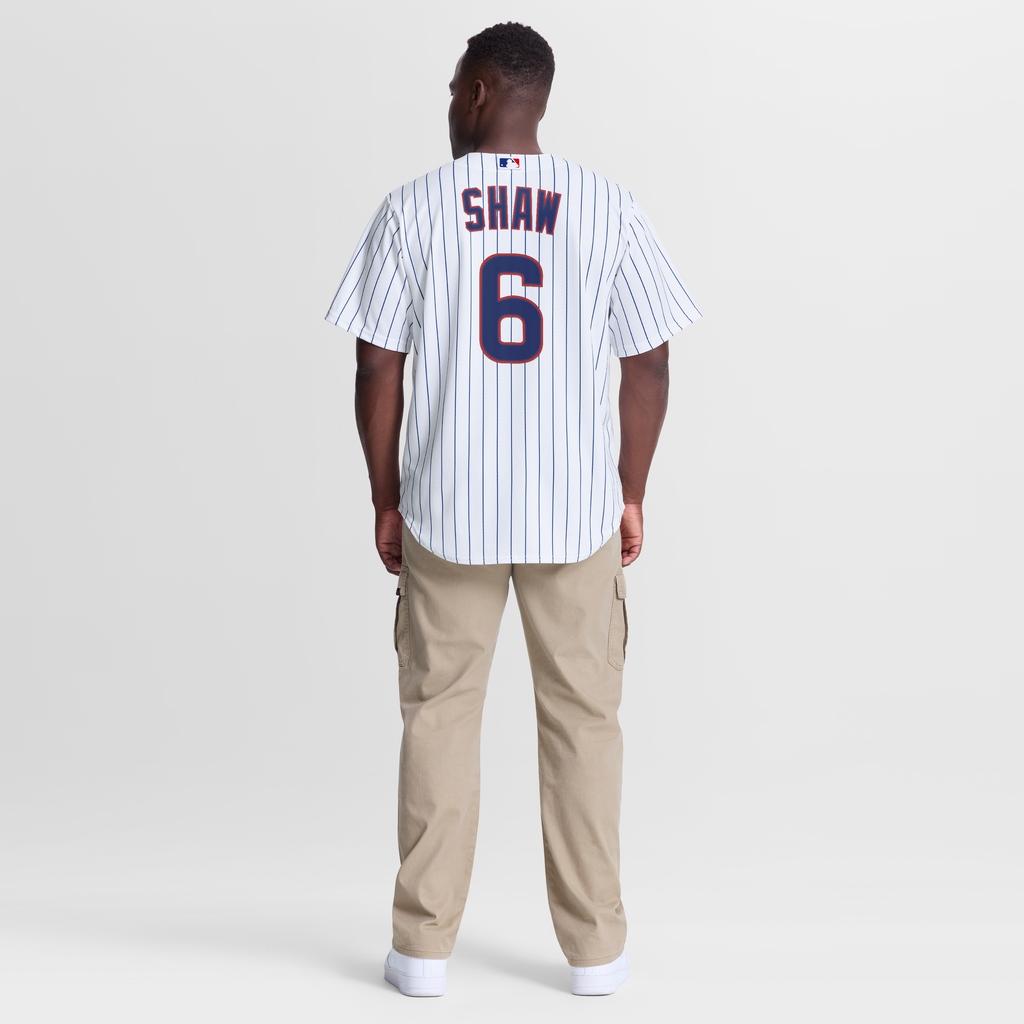 Men's Chicago Cubs Matt Shaw Nike White Home Replica Jersey - 6