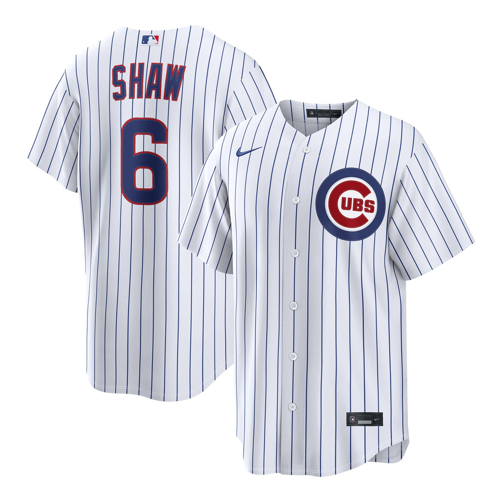 Men's Chicago Cubs Matt Shaw Nike White Home Replica Jersey