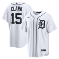 Men's Detroit Tigers Max Clark Nike White Home Replica Jersey