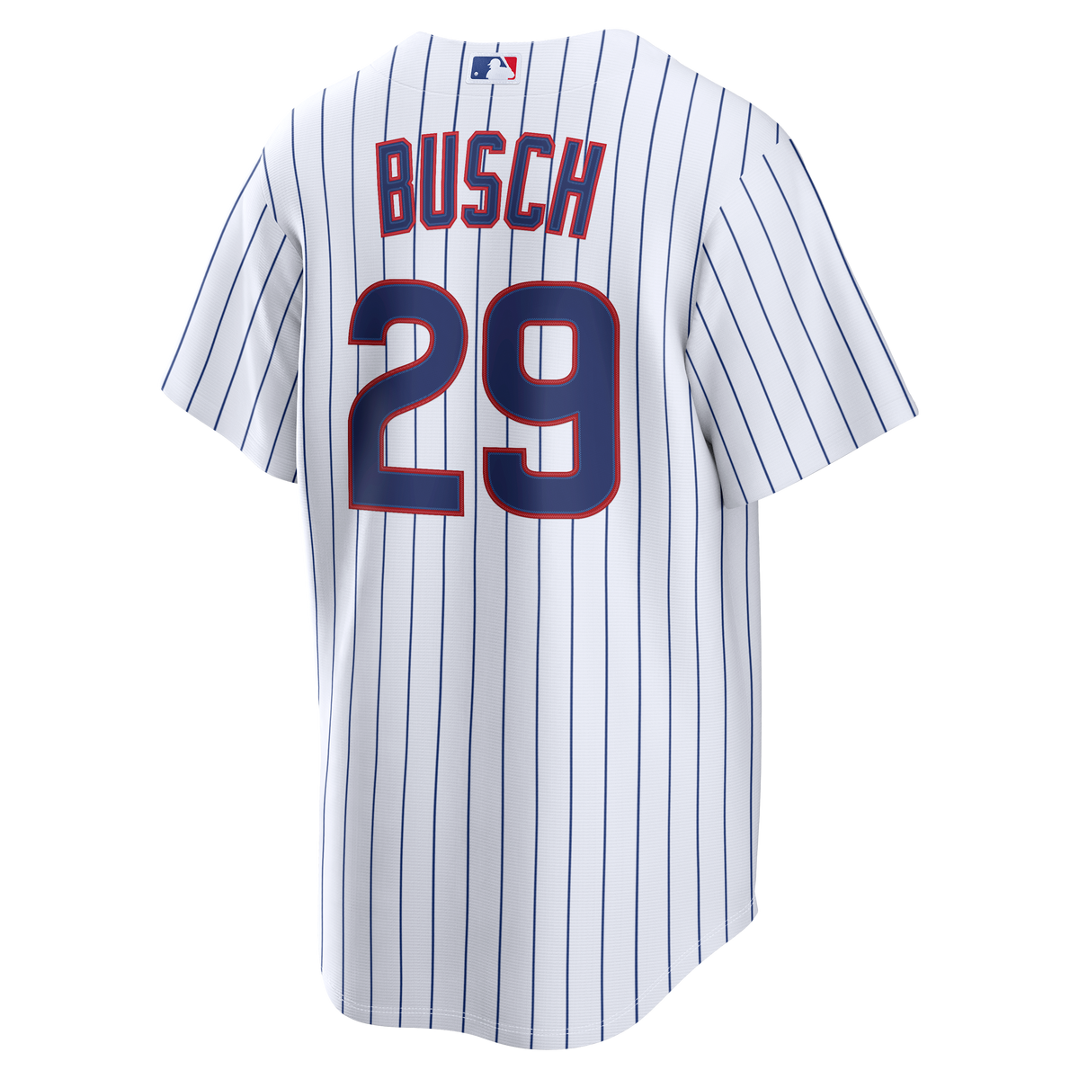Men's Chicago Cubs Michael Busch Nike White Home Replica Jersey - 4