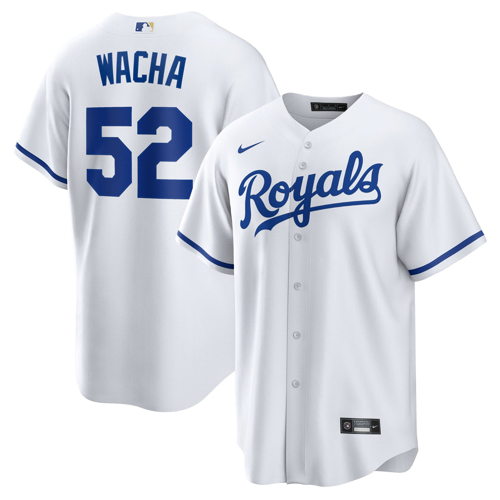 Men's Kansas City Royals Michael Wacha Nike White Home Replica Jersey - 2