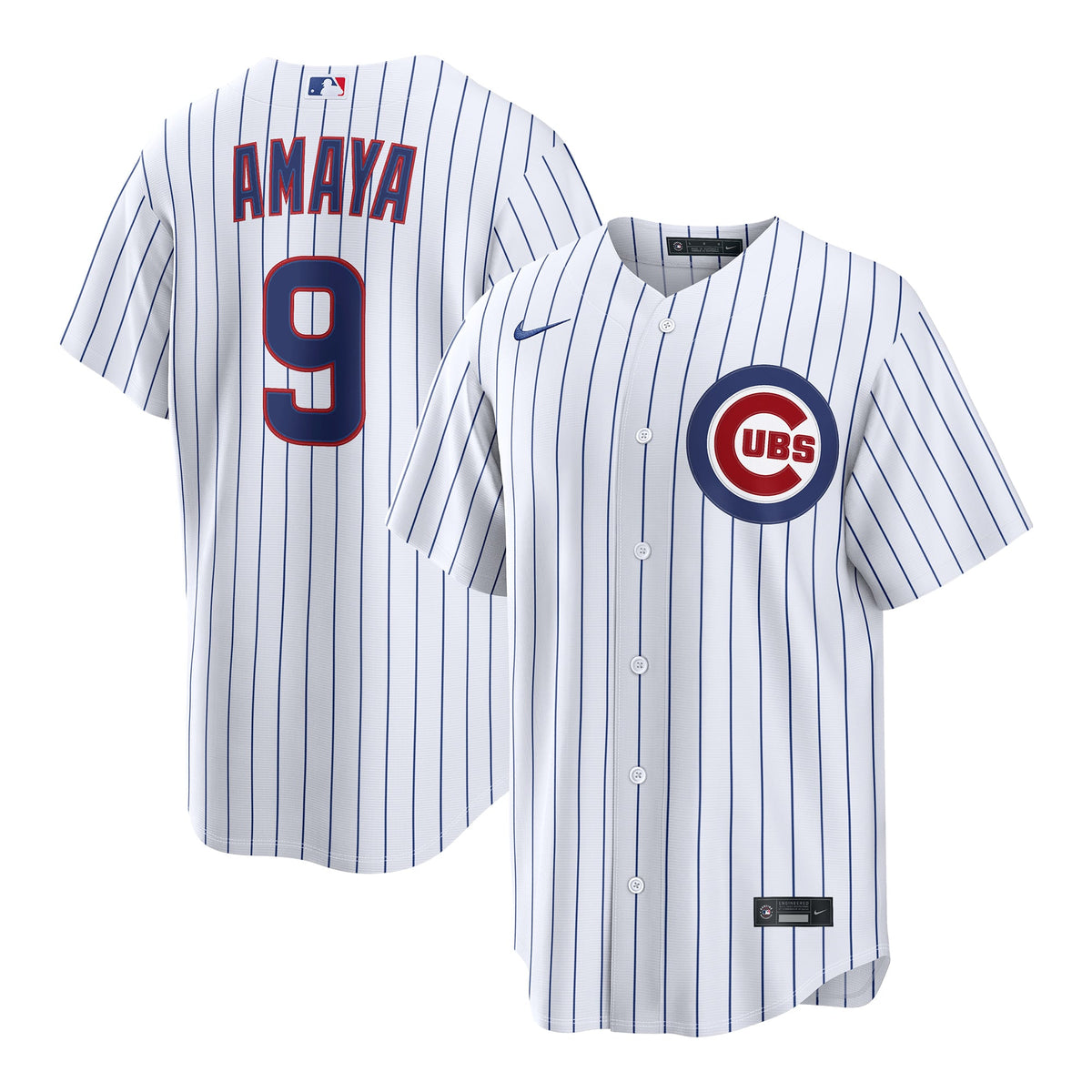 Men's Chicago Cubs Miguel Amaya Nike White Home Replica Jersey - 2