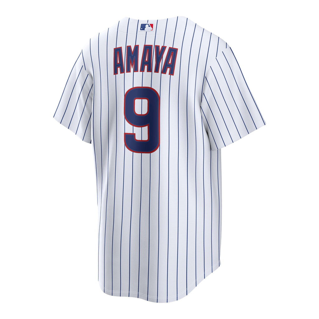 Men's Chicago Cubs Miguel Amaya Nike White Home Replica Jersey - 4