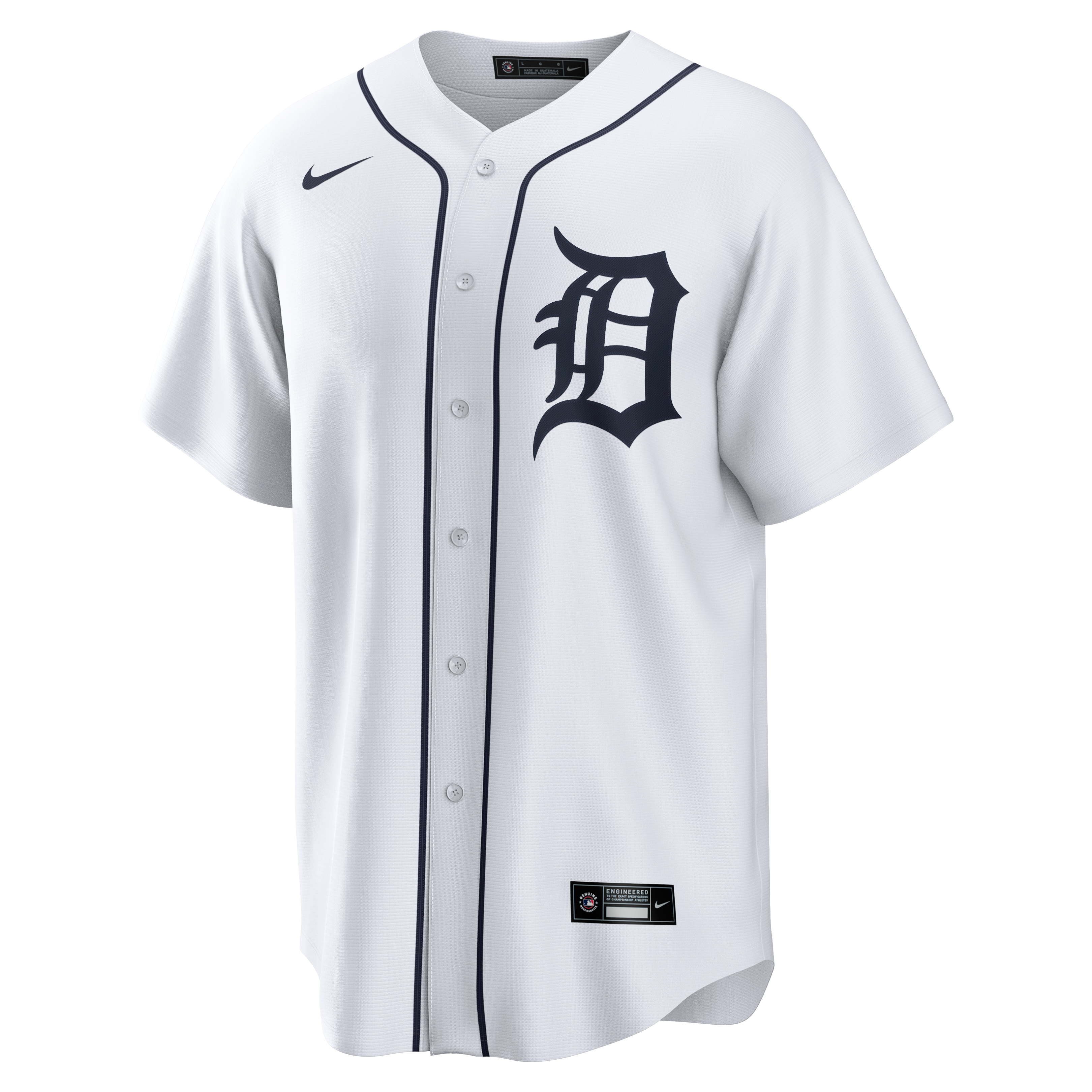 Men's Detroit Tigers Miguel Cabrera Nike White Home Retired Player Replica Jersey - 3