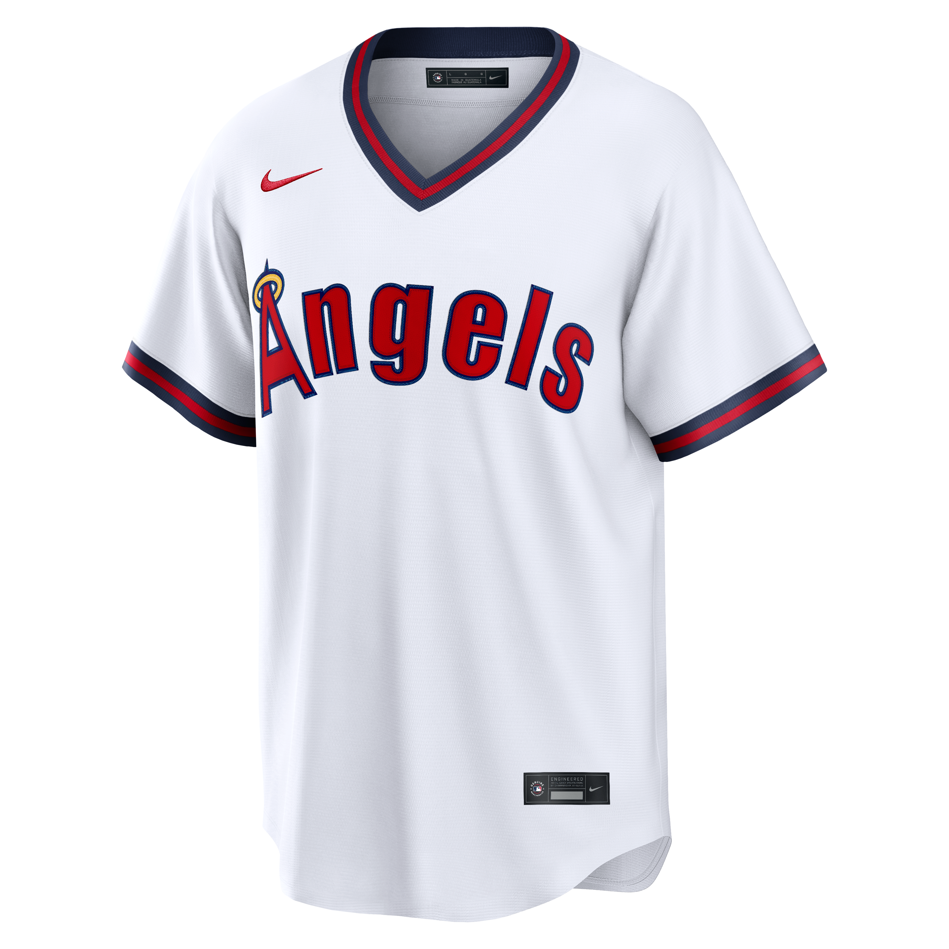 Men's Los Angeles Angels Mike Trout Nike White Alternate Replica Jersey - 3