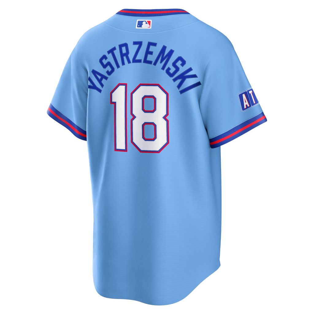 Men's Atlanta Braves Mike Yastrzemski Nike Powder Blue 2026 City Connect Stadium Jersey - 4