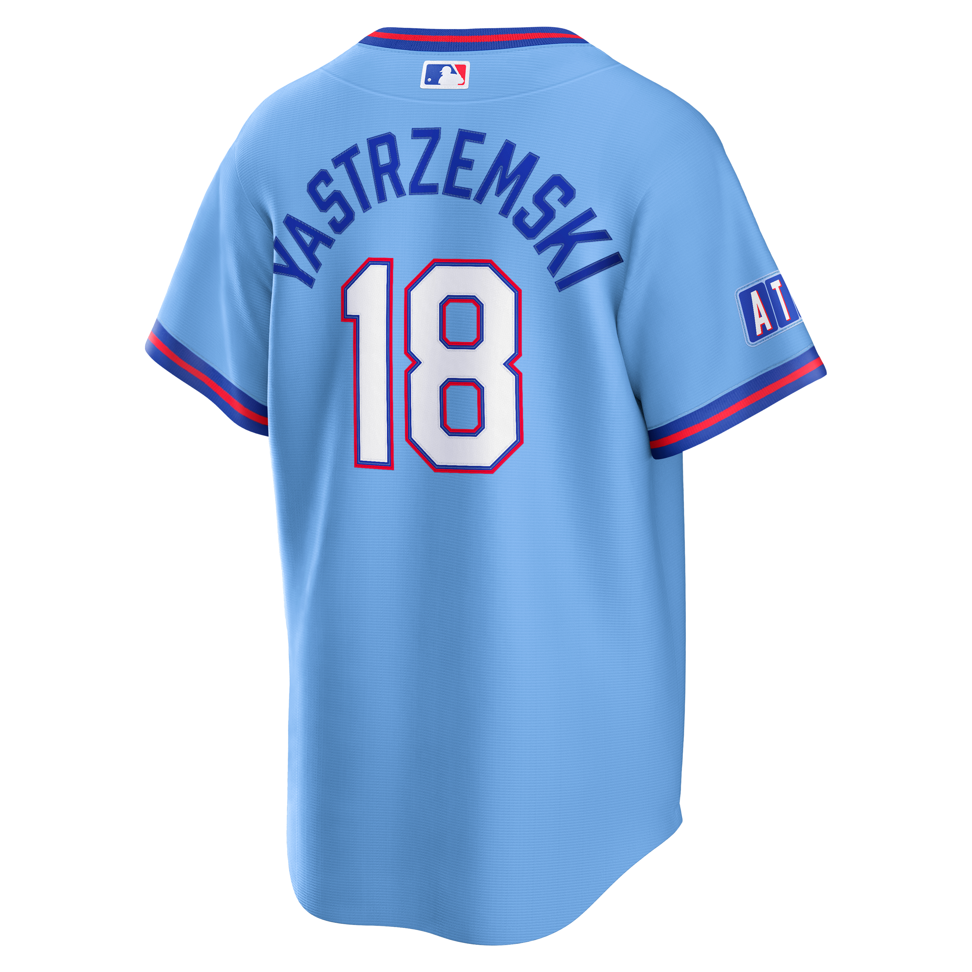 Men's Atlanta Braves Mike Yastrzemski Nike Powder Blue 2026 City Connect Stadium Jersey - 4