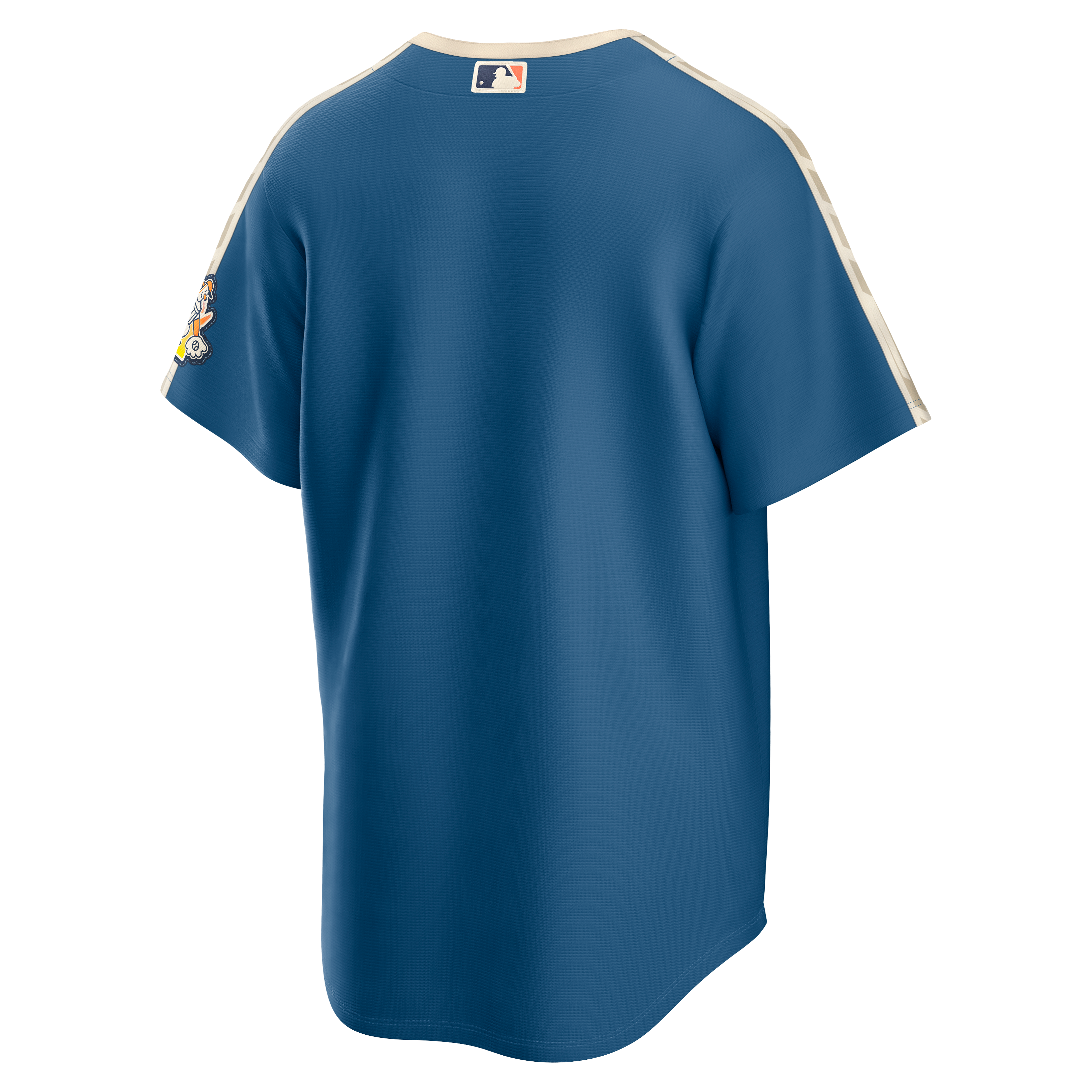 Men's Milwaukee Brewers Nike Mineral Blue 2026 City Connect Stadium Jersey - 4
