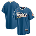 Men's Milwaukee Brewers Nike Mineral Blue 2026 City Connect Stadium Jersey