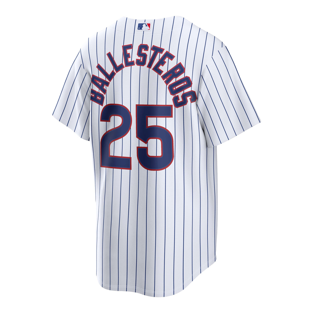 Men's Chicago Cubs Moisés Ballesteros Nike White Home Replica Jersey - 4