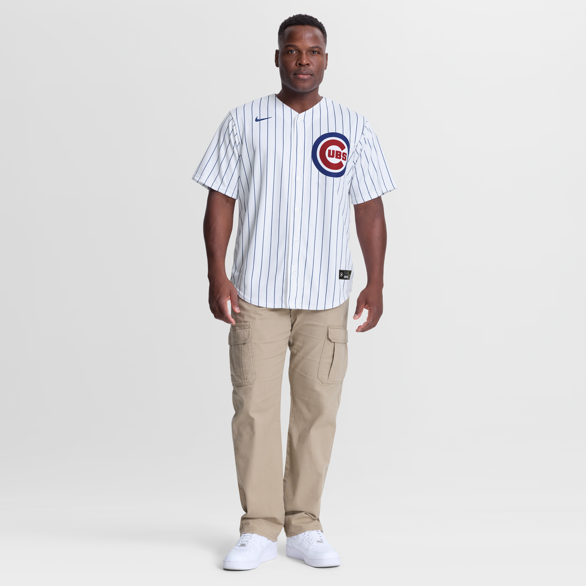 Men's Chicago Cubs Moisés Ballesteros Nike White Home Replica Jersey - 5