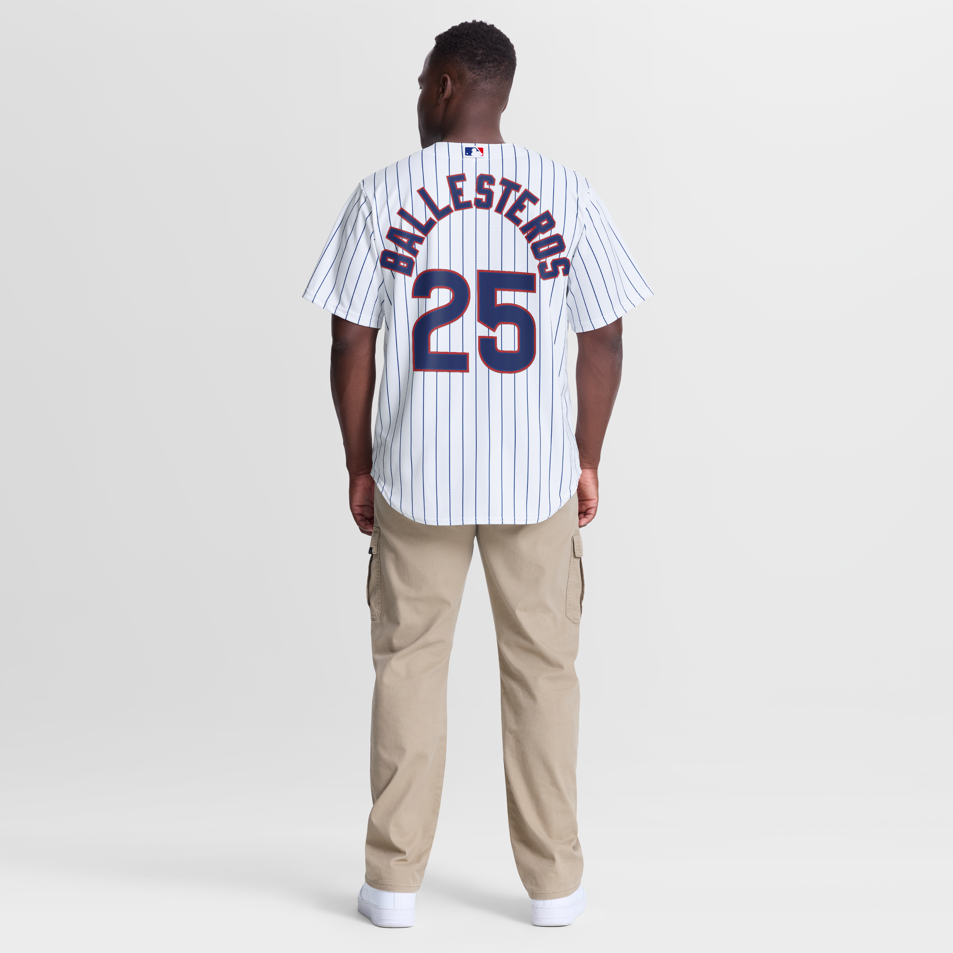 Men's Chicago Cubs Moisés Ballesteros Nike White Home Replica Jersey - 6