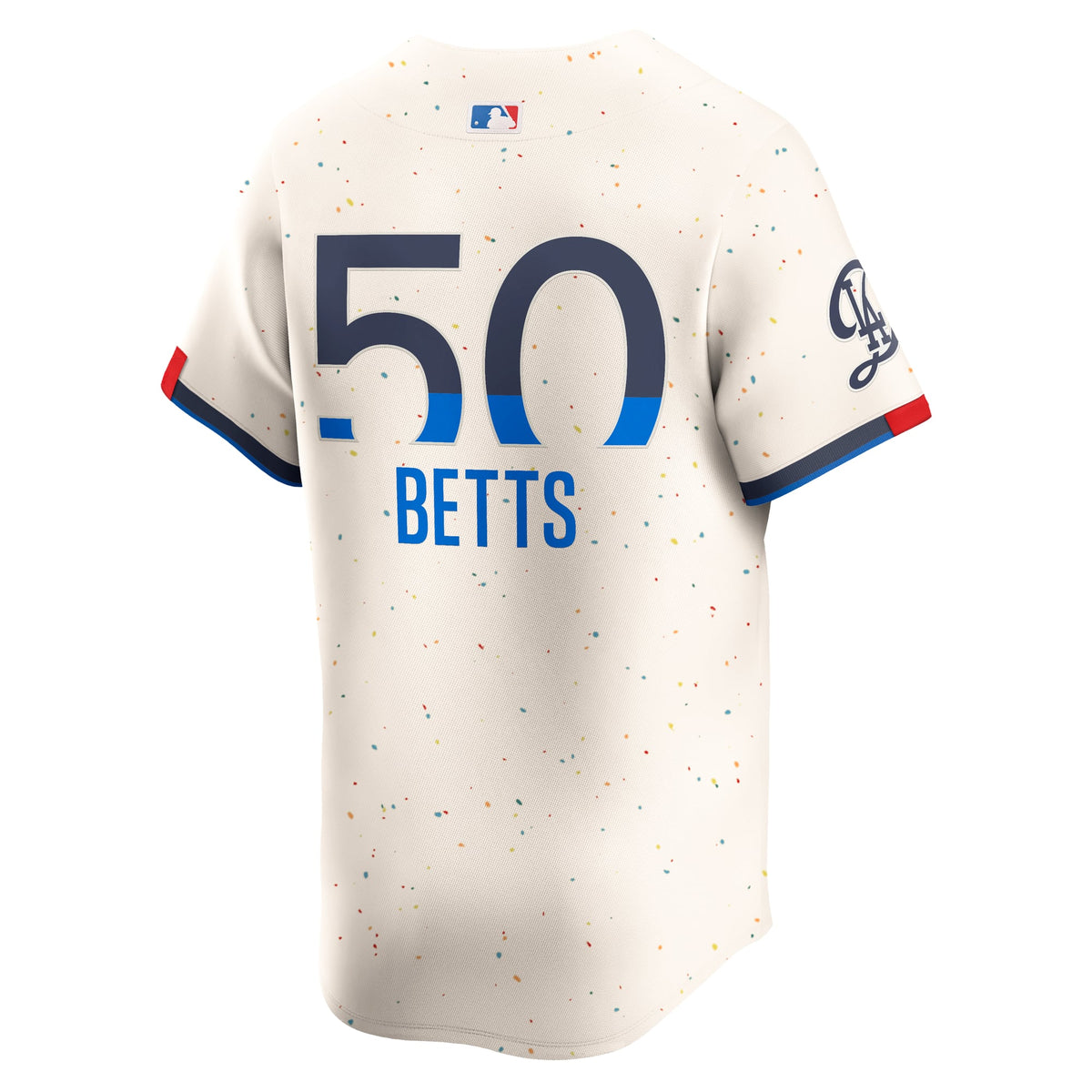Men's Los Angeles Dodgers Mookie Betts Nike Cream City Connect Limited Player Jersey - 4