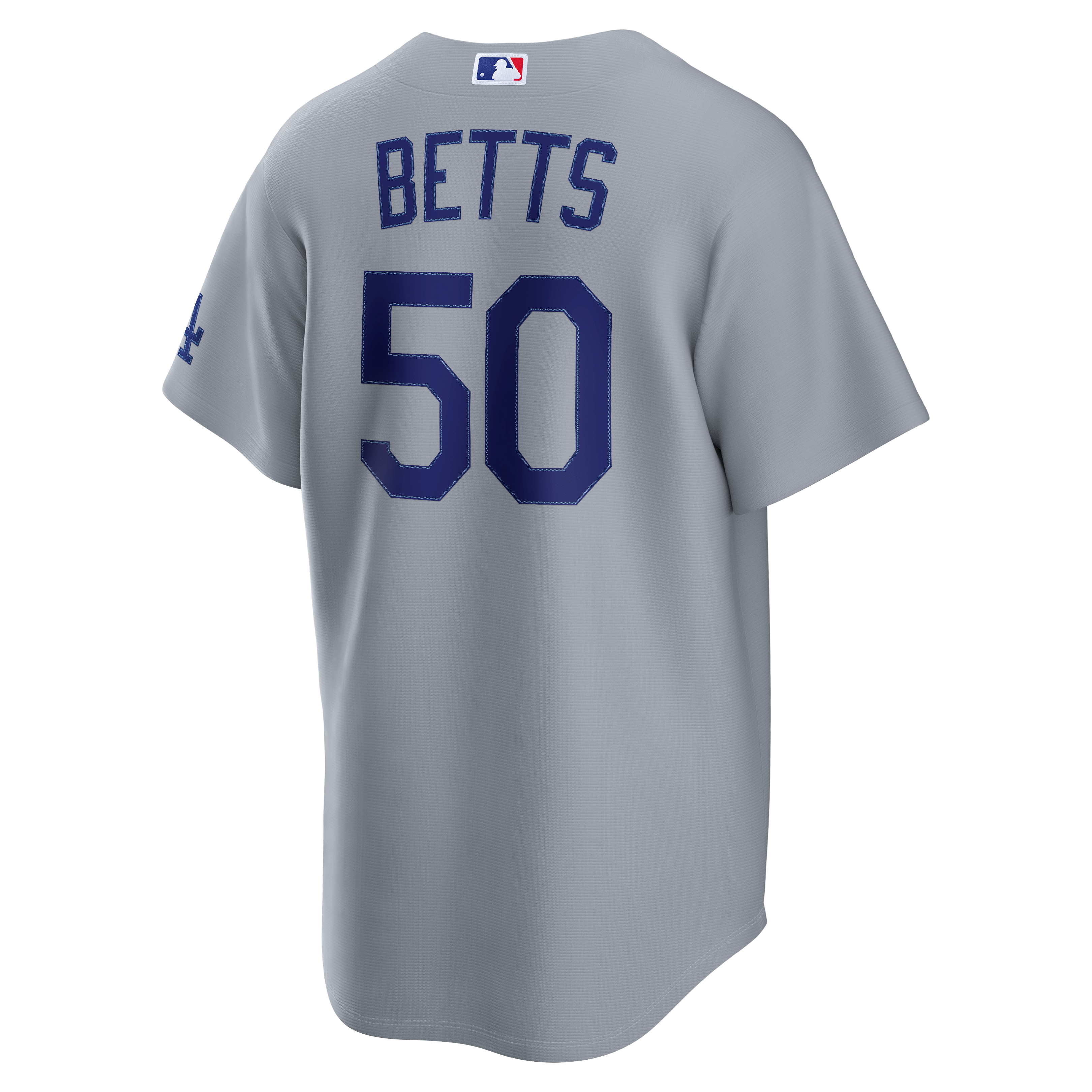 Men's Los Angeles Dodgers Mookie Betts Nike Gray Stadium Jersey - 4