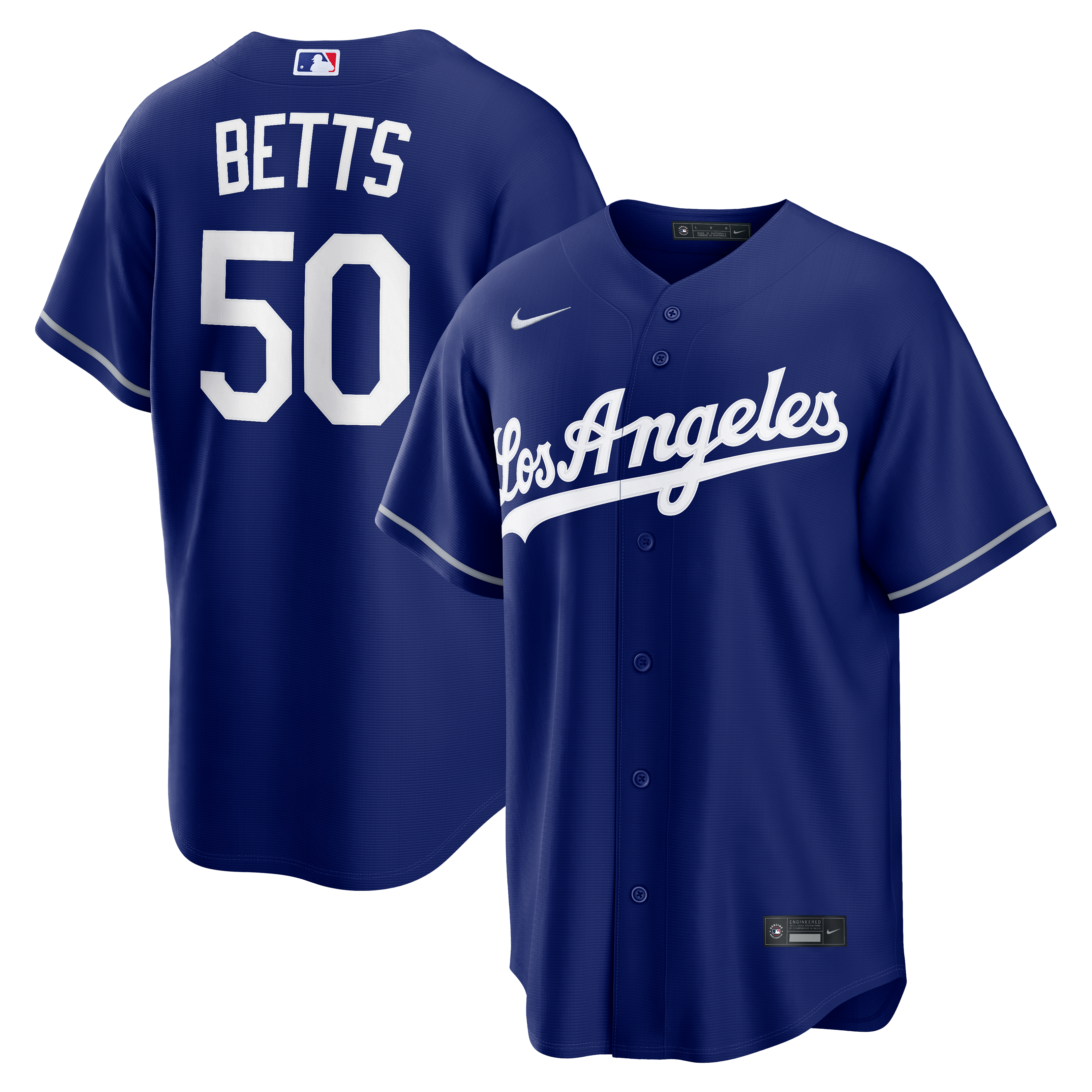 Men's Los Angeles Dodgers Mookie Betts Nike Royal Alternate Replica Jersey