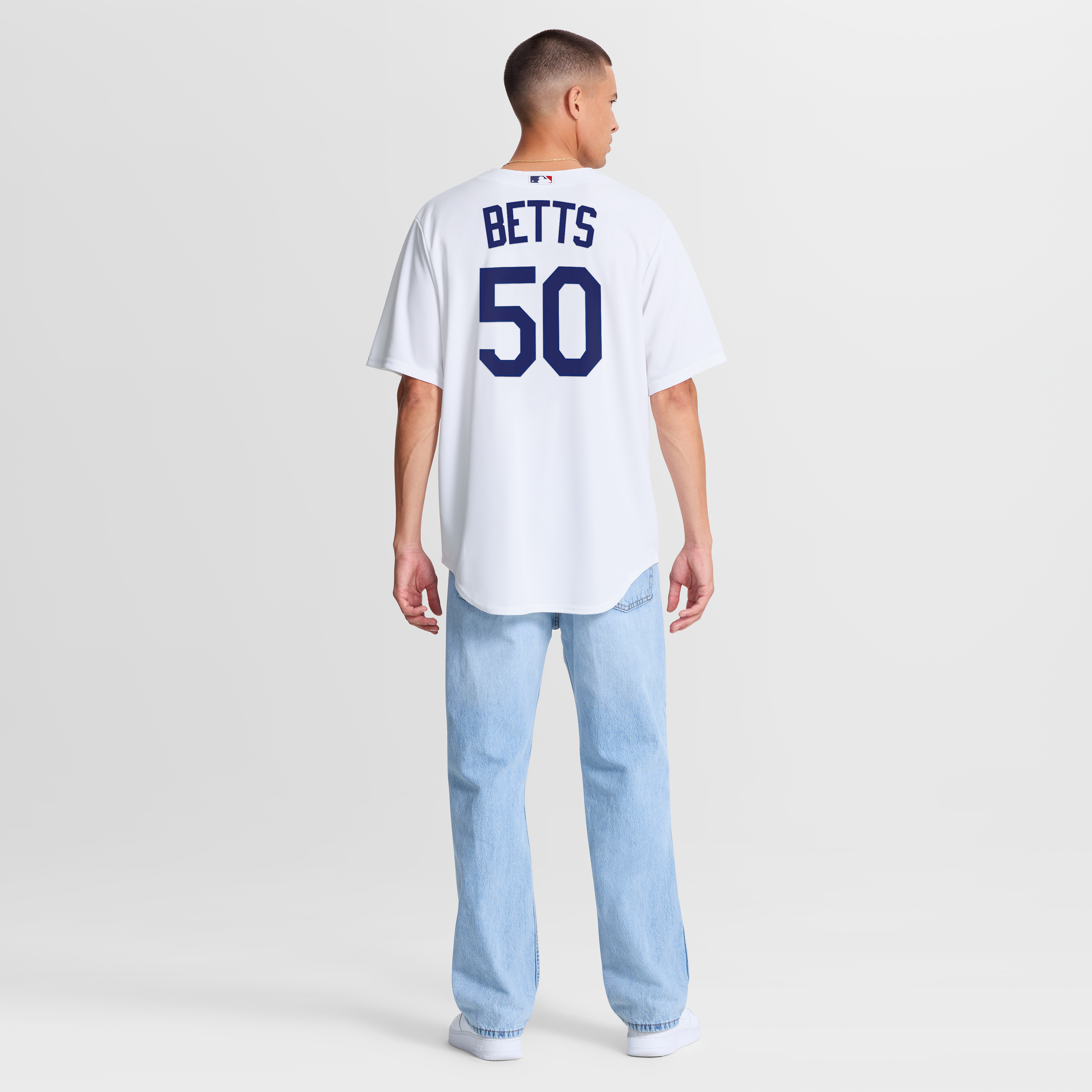 Men's Los Angeles Dodgers Mookie Betts Nike White Home Replica Jersey - 6