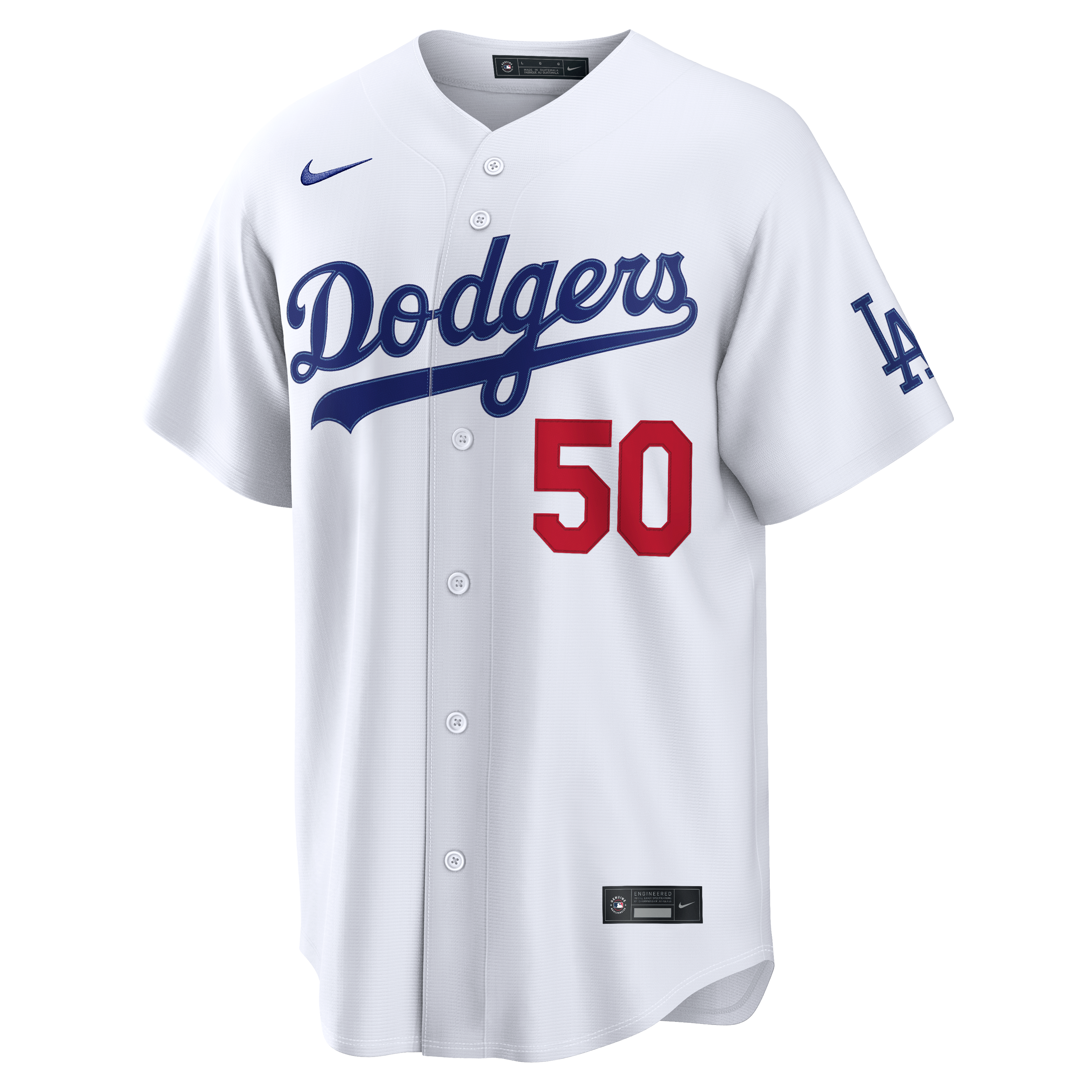 Men's Los Angeles Dodgers Mookie Betts Nike White Home Stadium Jersey - 3