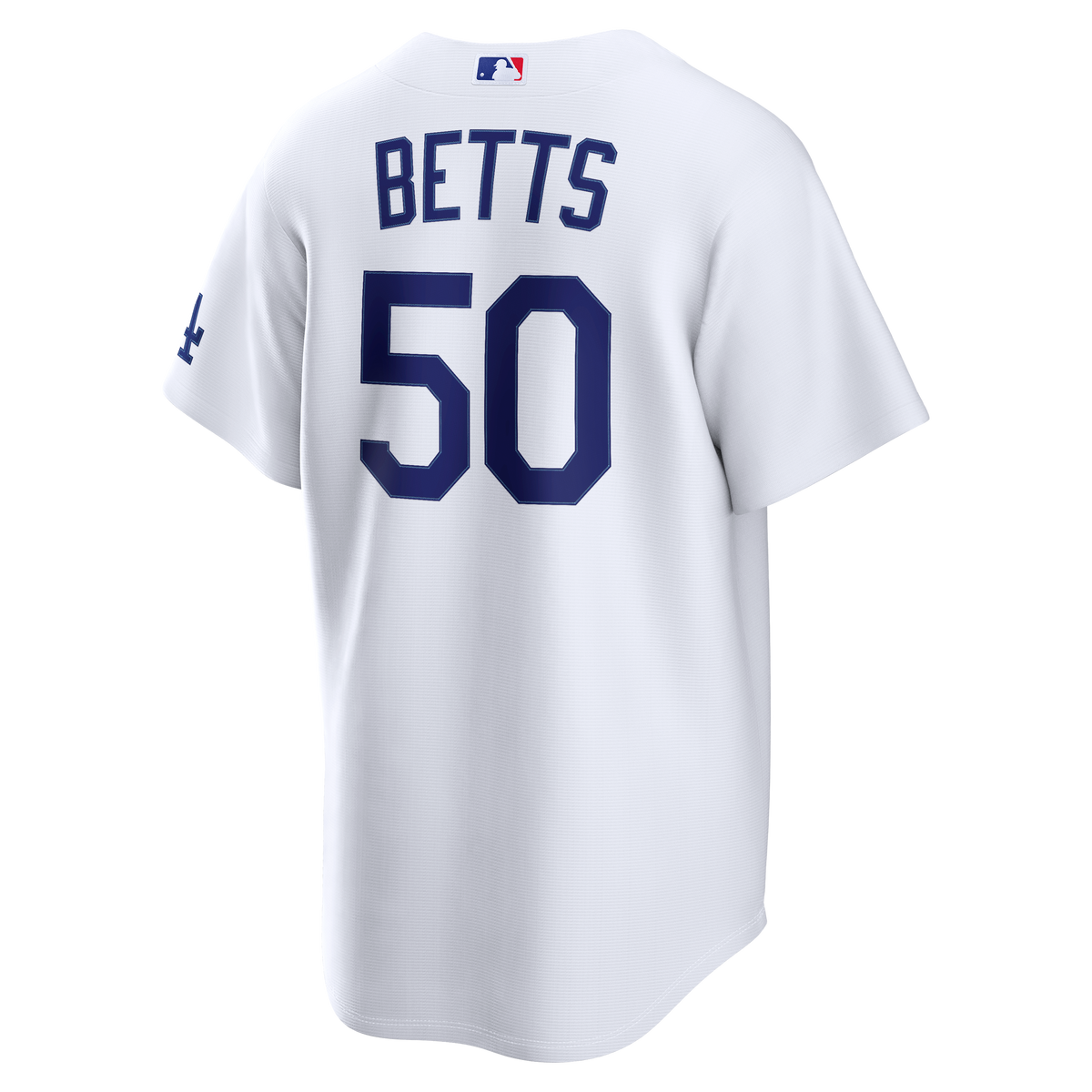 Men's Los Angeles Dodgers Mookie Betts Nike White Home Stadium Jersey - 4