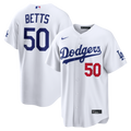 Men's Los Angeles Dodgers Mookie Betts Nike White Home Stadium Jersey