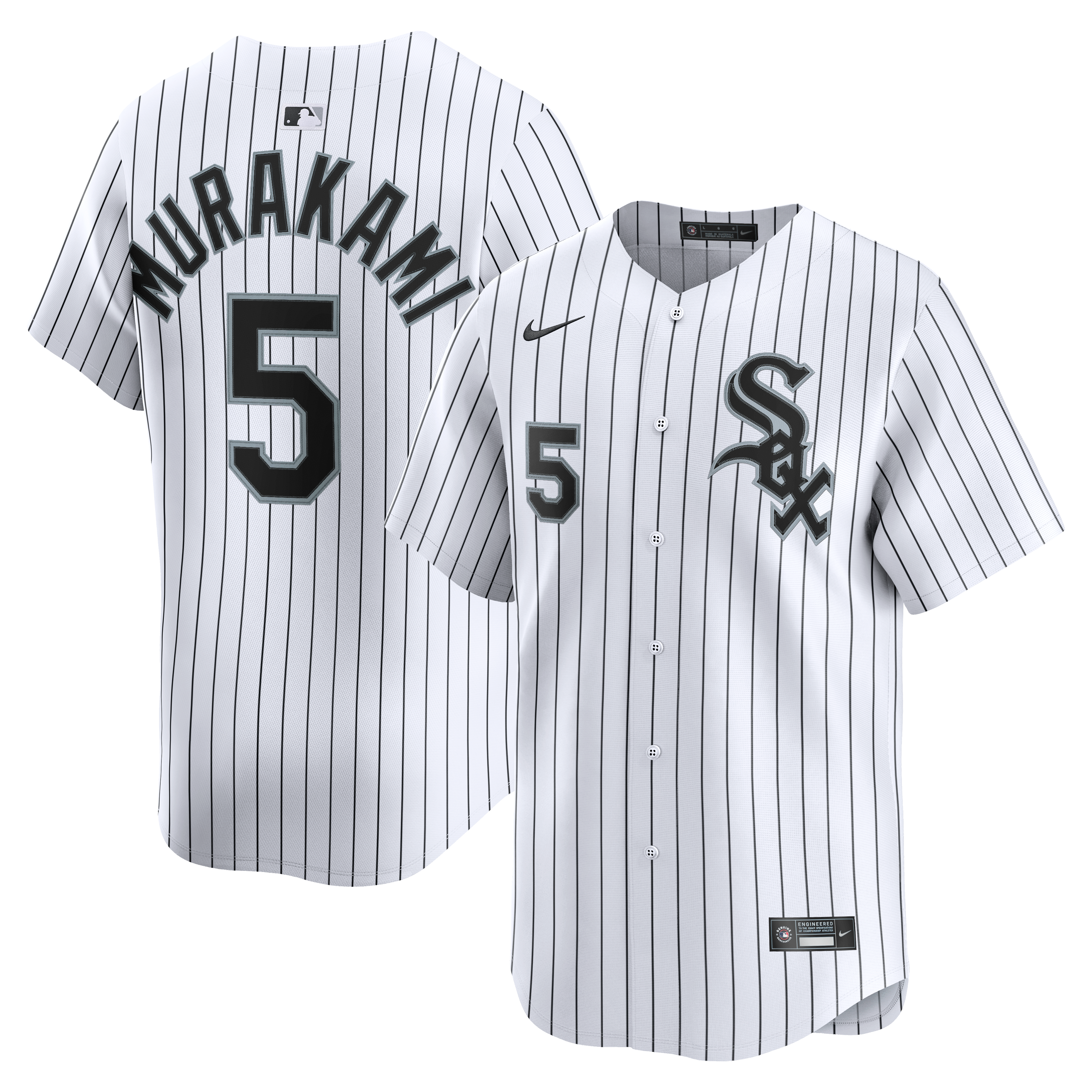 Men's Chicago White Sox Munetaka Murakami Nike White Home Limited Jersey - 2