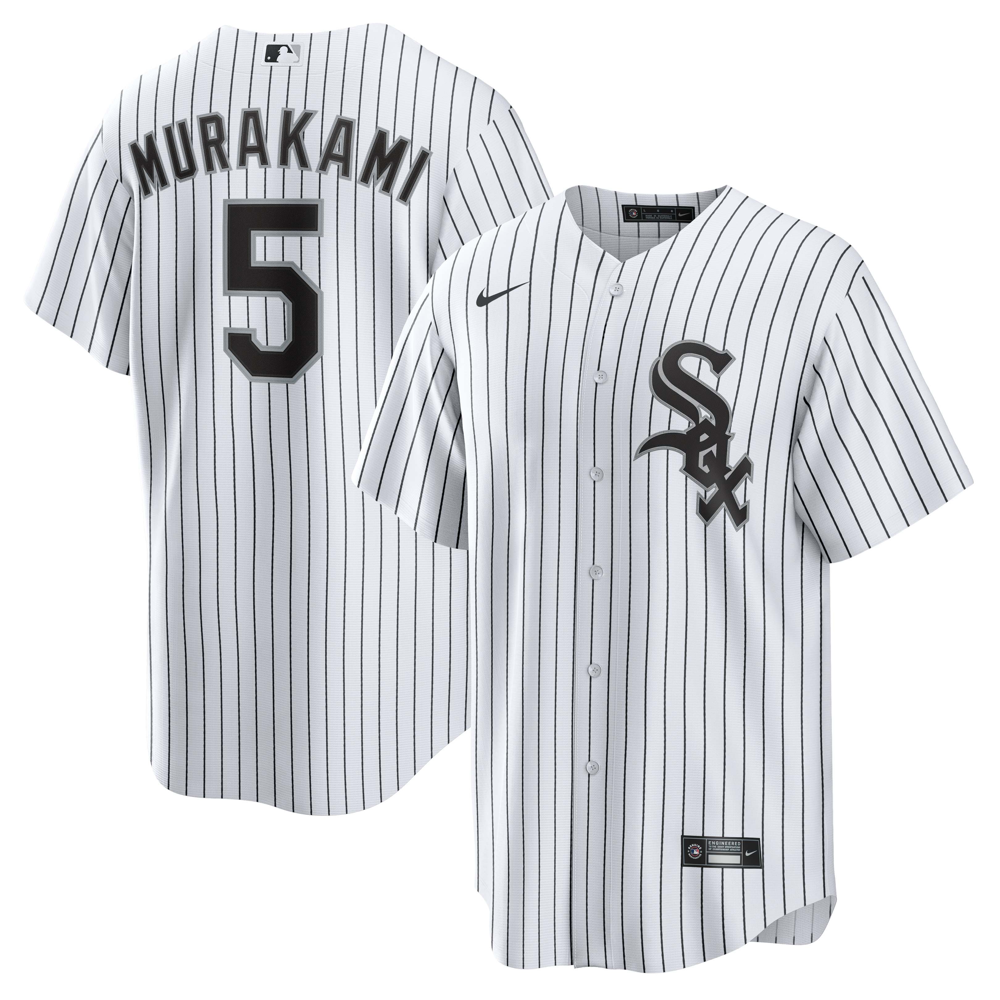 Men's Chicago White Sox Munetaka Murakami Nike White Home Replica Jersey