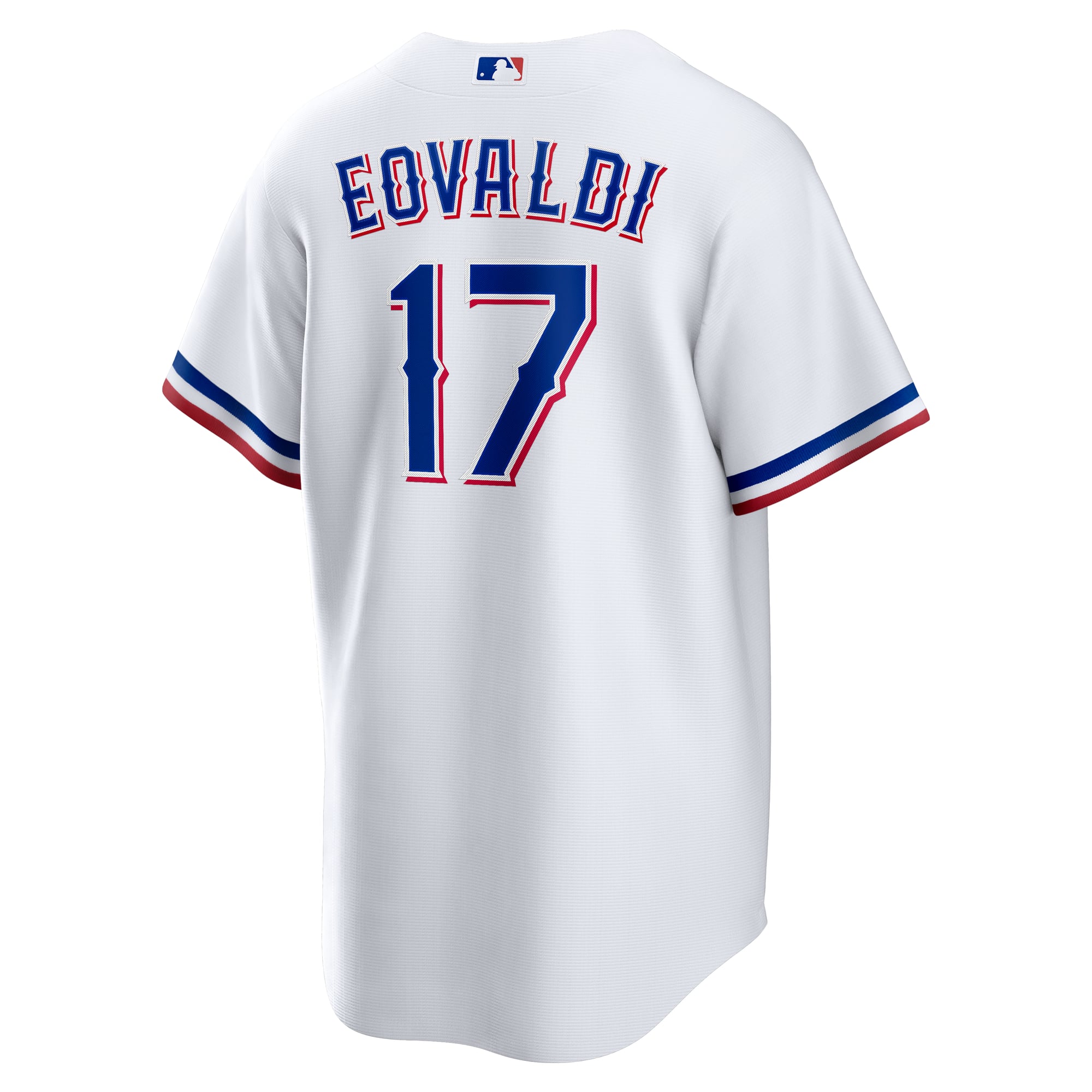 Men's Texas Rangers Nathan Eovaldi Nike White Home Replica Player Jersey - 4