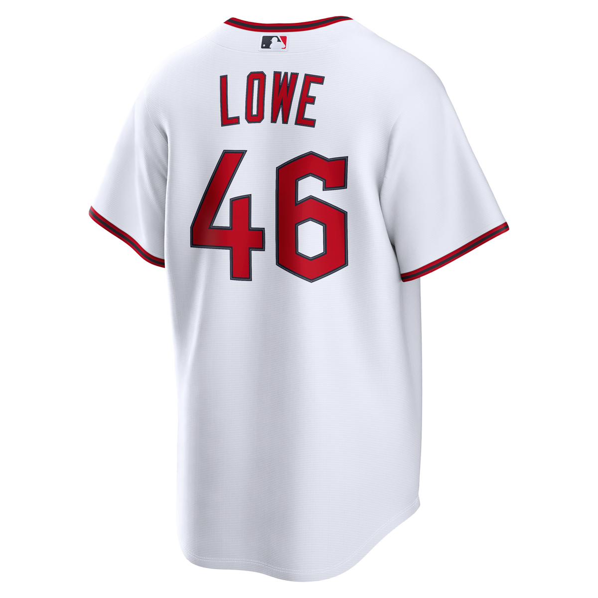 Men's Cleveland Guardians Nathaniel Lowe Nike White Home Replica Jersey - 4