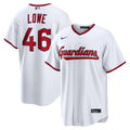 Men's Cleveland Guardians Nathaniel Lowe Nike White Home Replica Jersey