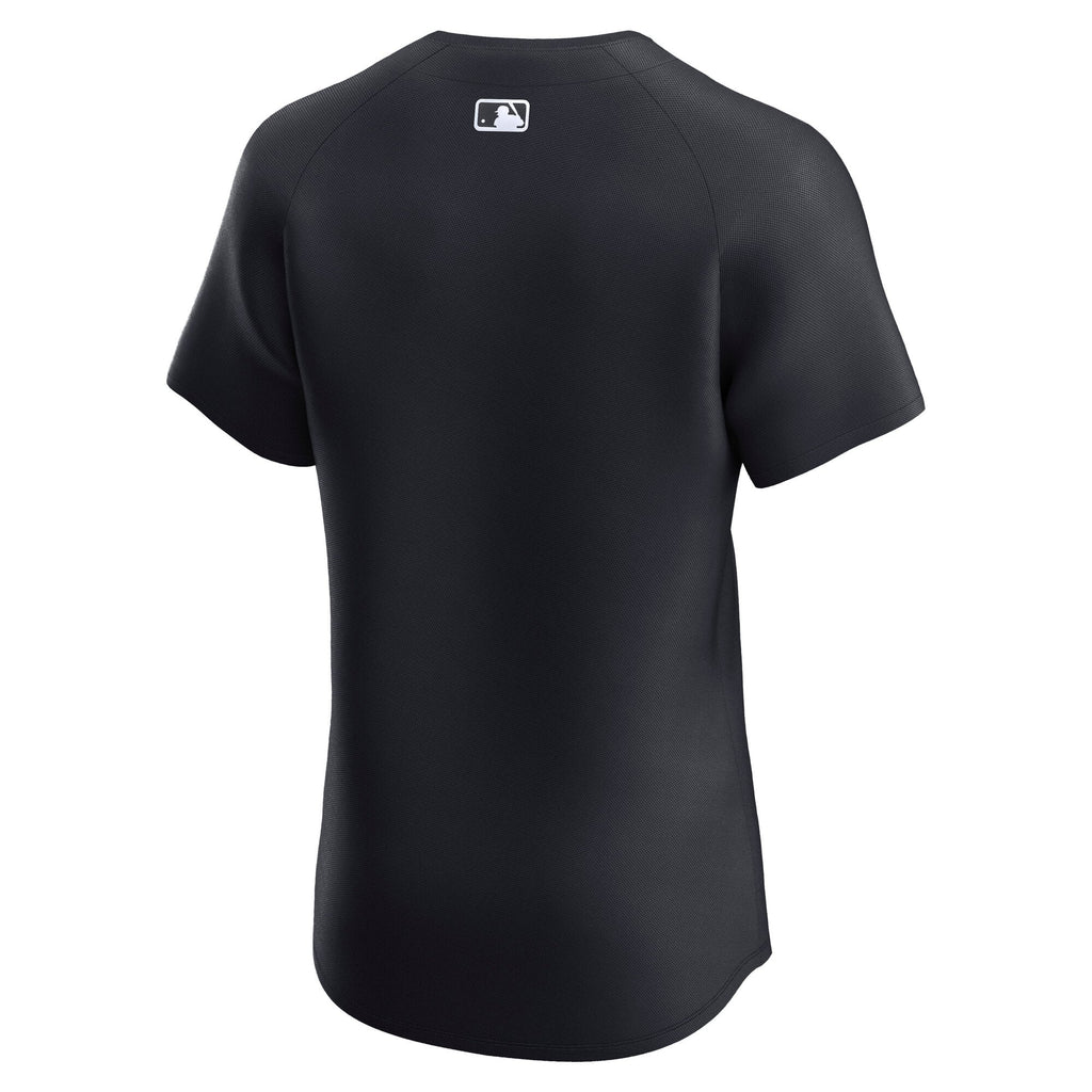 Men's Detroit Tigers Nike Navy Alternate 2 Elite Jersey - 4