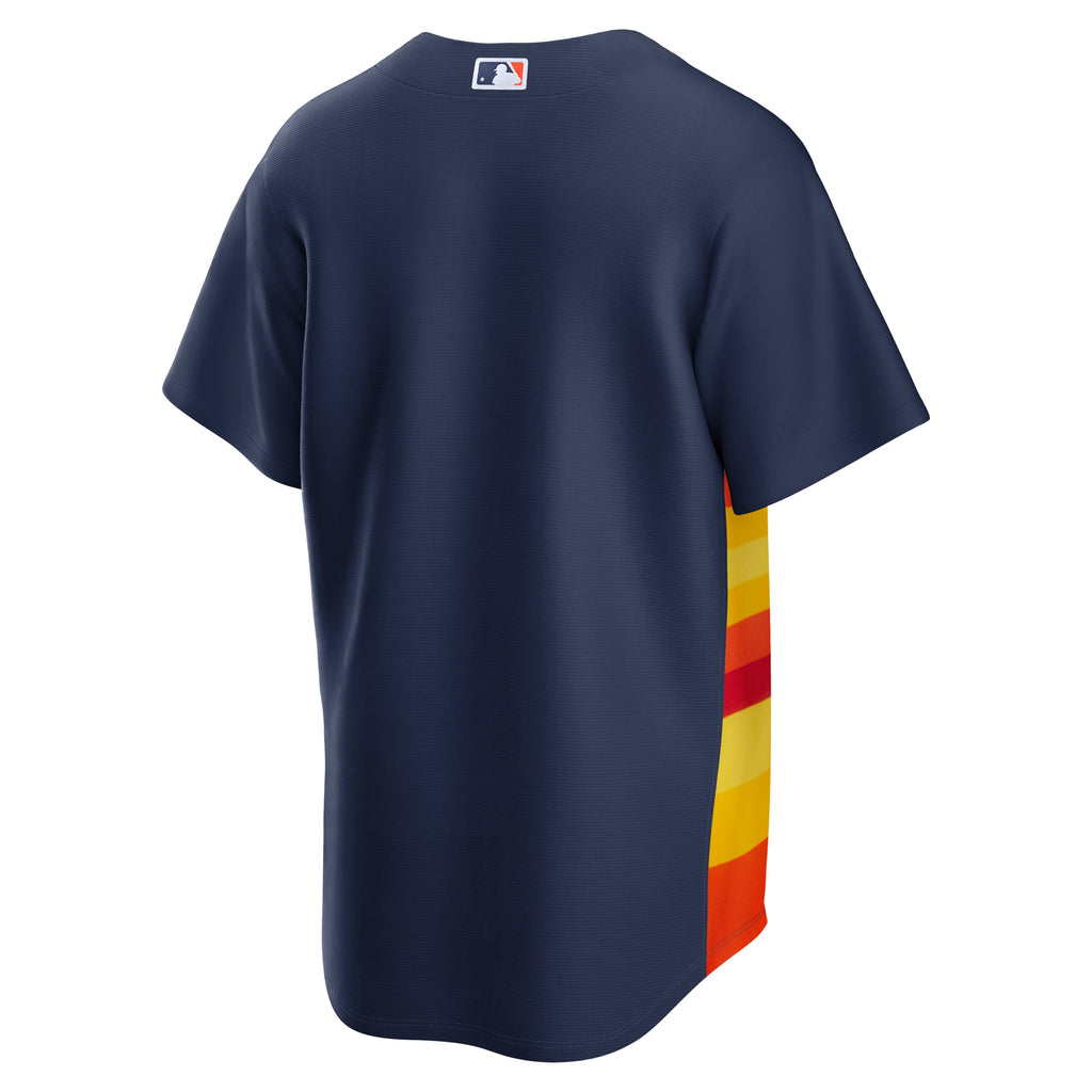 Men's Houston Astros Nike Navy Alternate Replica Jersey - 4