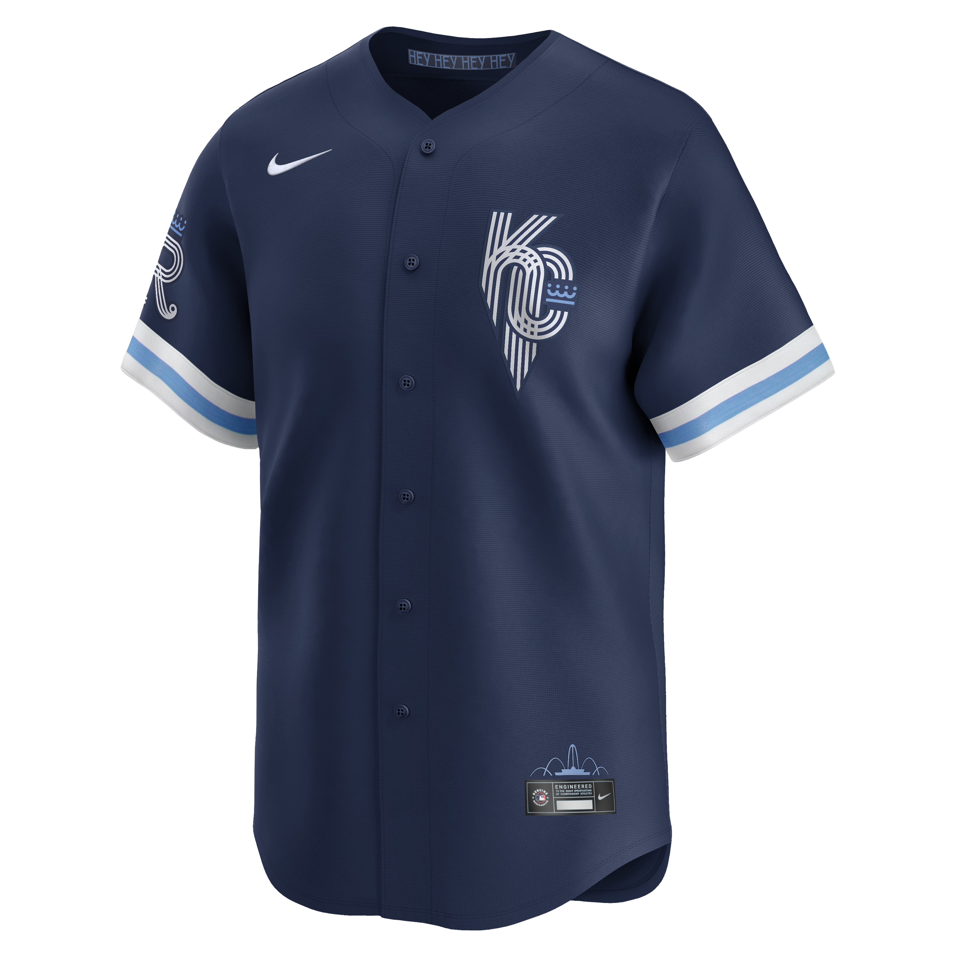 Men's Kansas City Royals Nike Navy City Connect Limited Jersey - 6