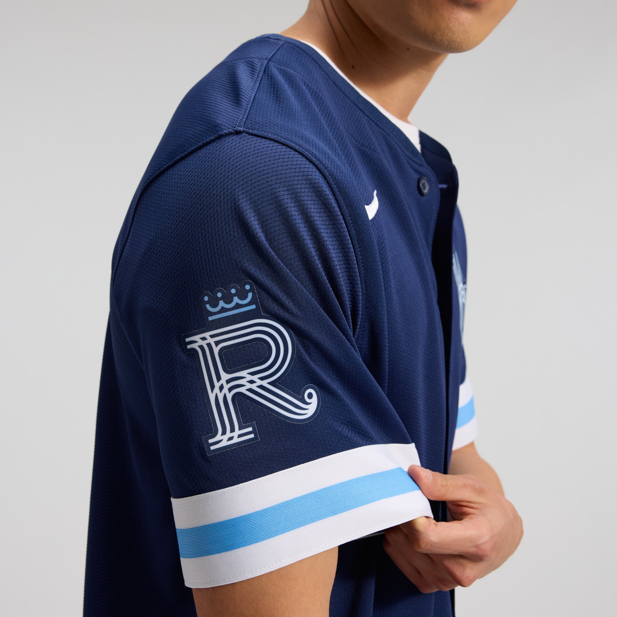 Men's Kansas City Royals Nike Navy City Connect Limited Jersey - 8
