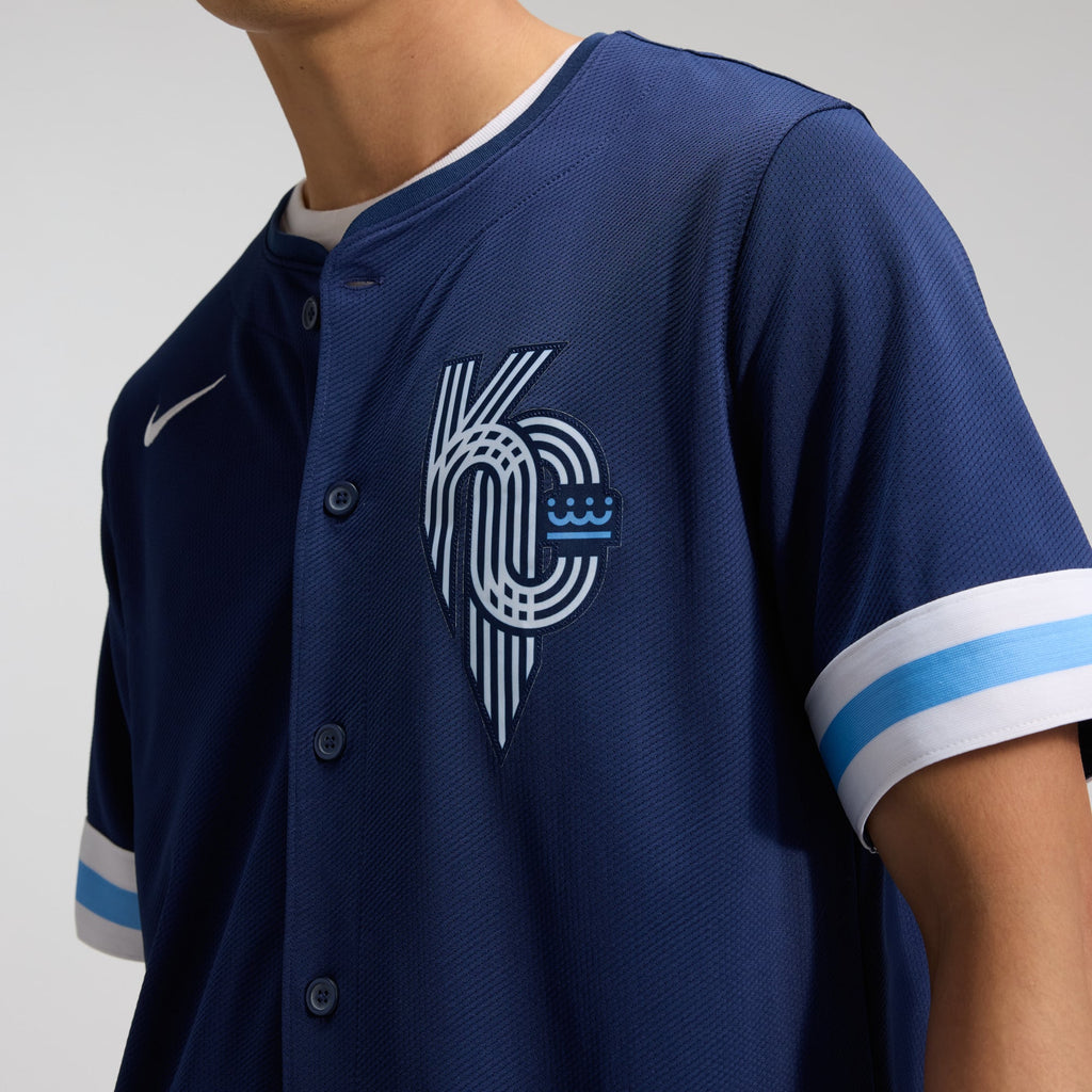 Men's Kansas City Royals Nike Navy City Connect Limited Jersey - 9