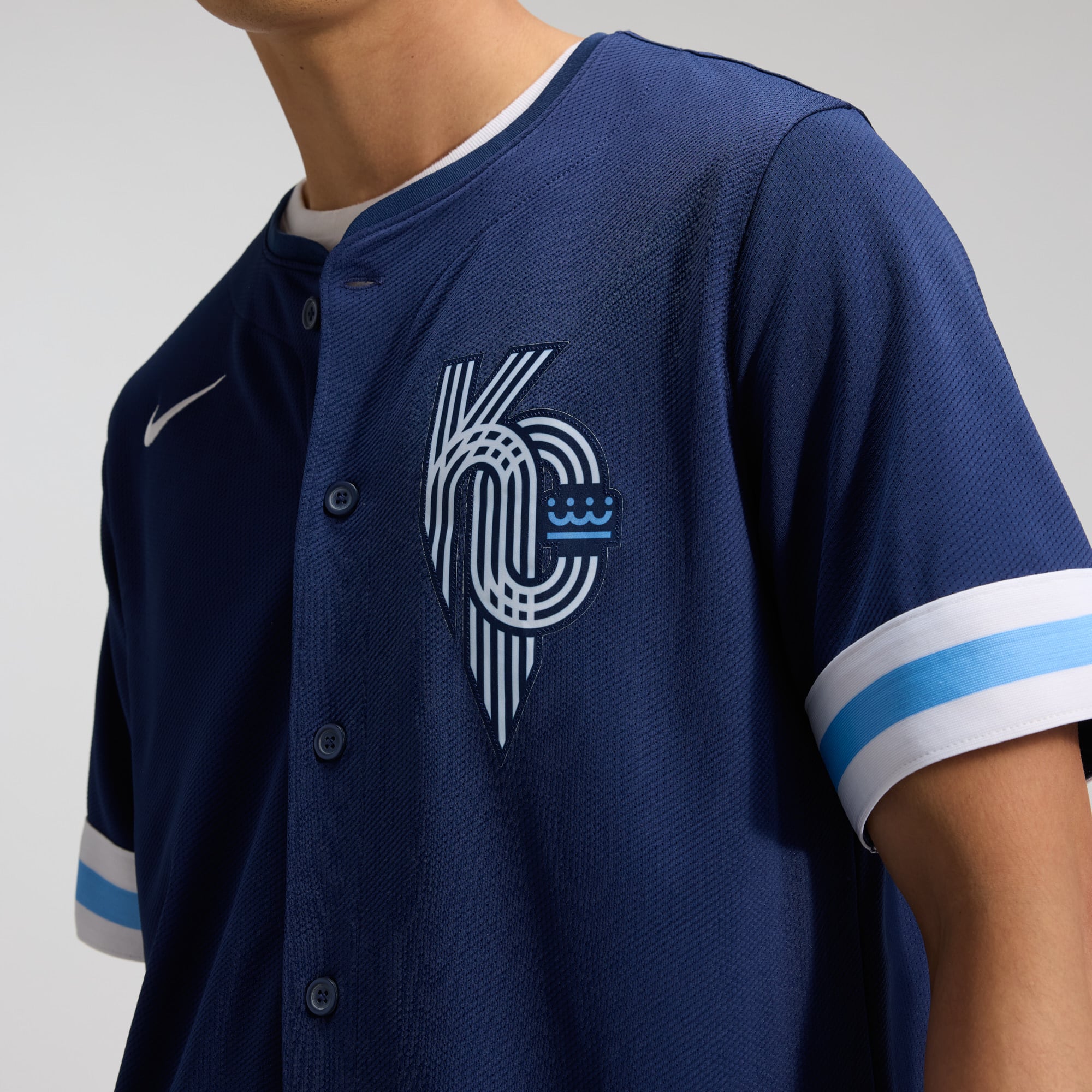 Men's Kansas City Royals Nike Navy City Connect Limited Jersey - 9
