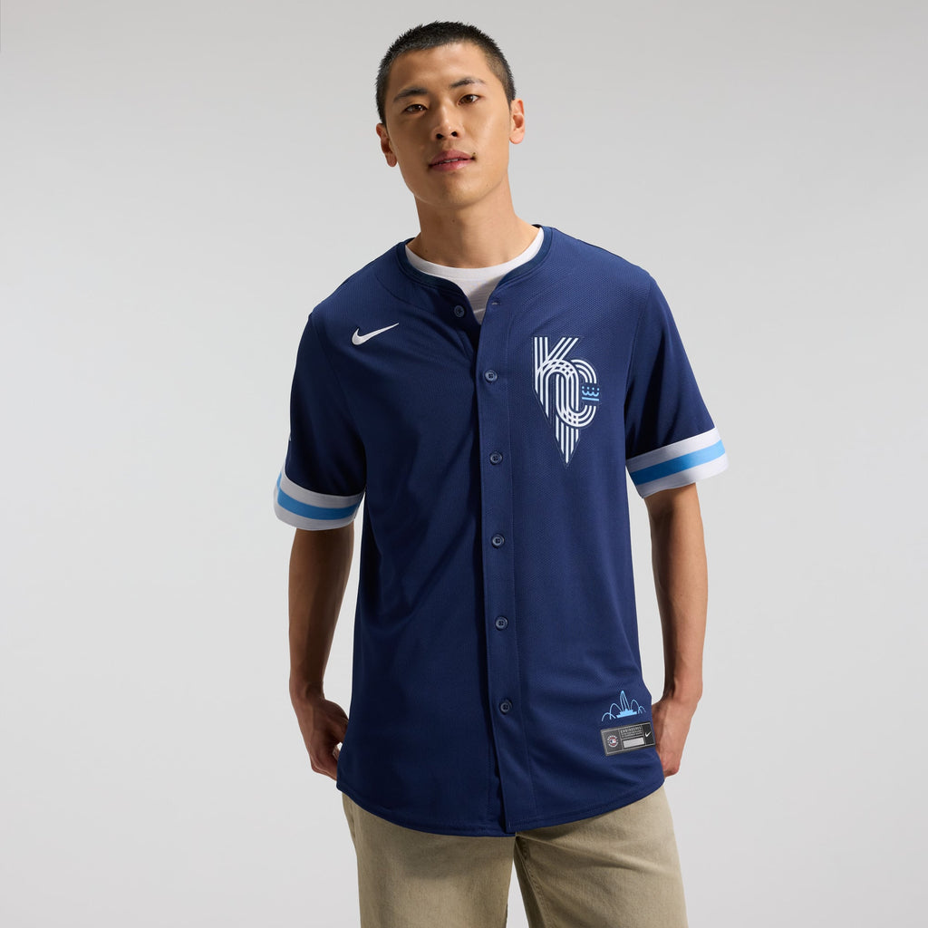 Men's Kansas City Royals Nike Navy City Connect Limited Jersey