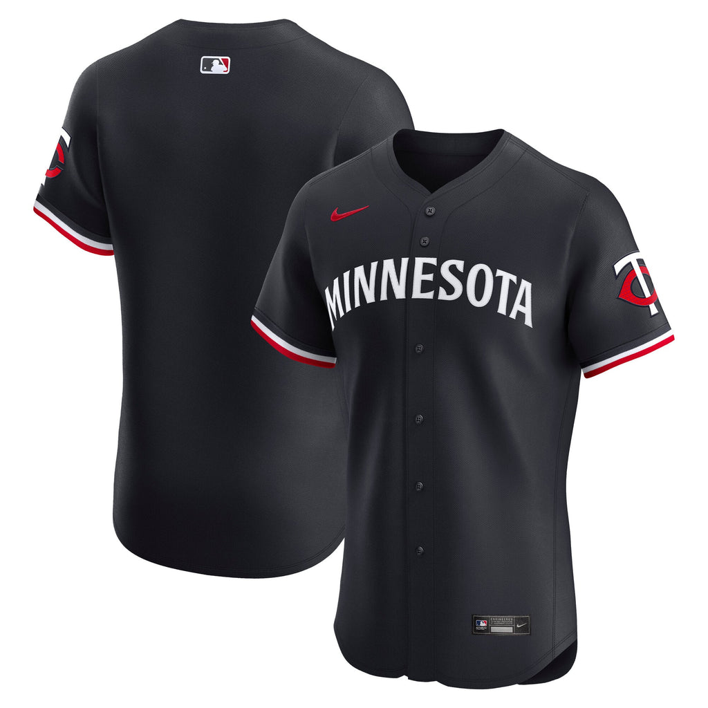 Men's Minnesota Twins Nike Navy Alternate 2 Elite Jersey