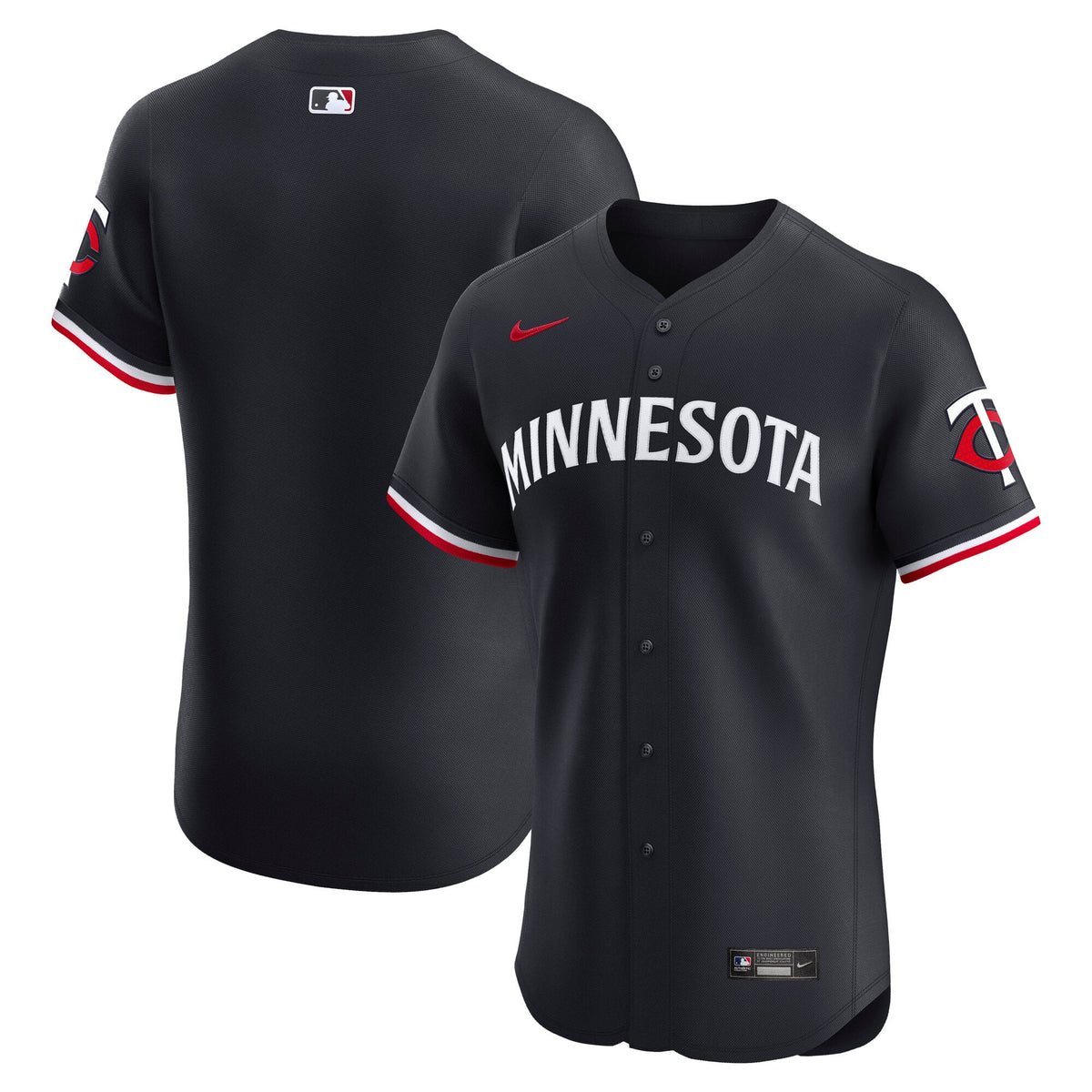Men's Minnesota Twins Nike Navy Alternate 2 Elite Jersey