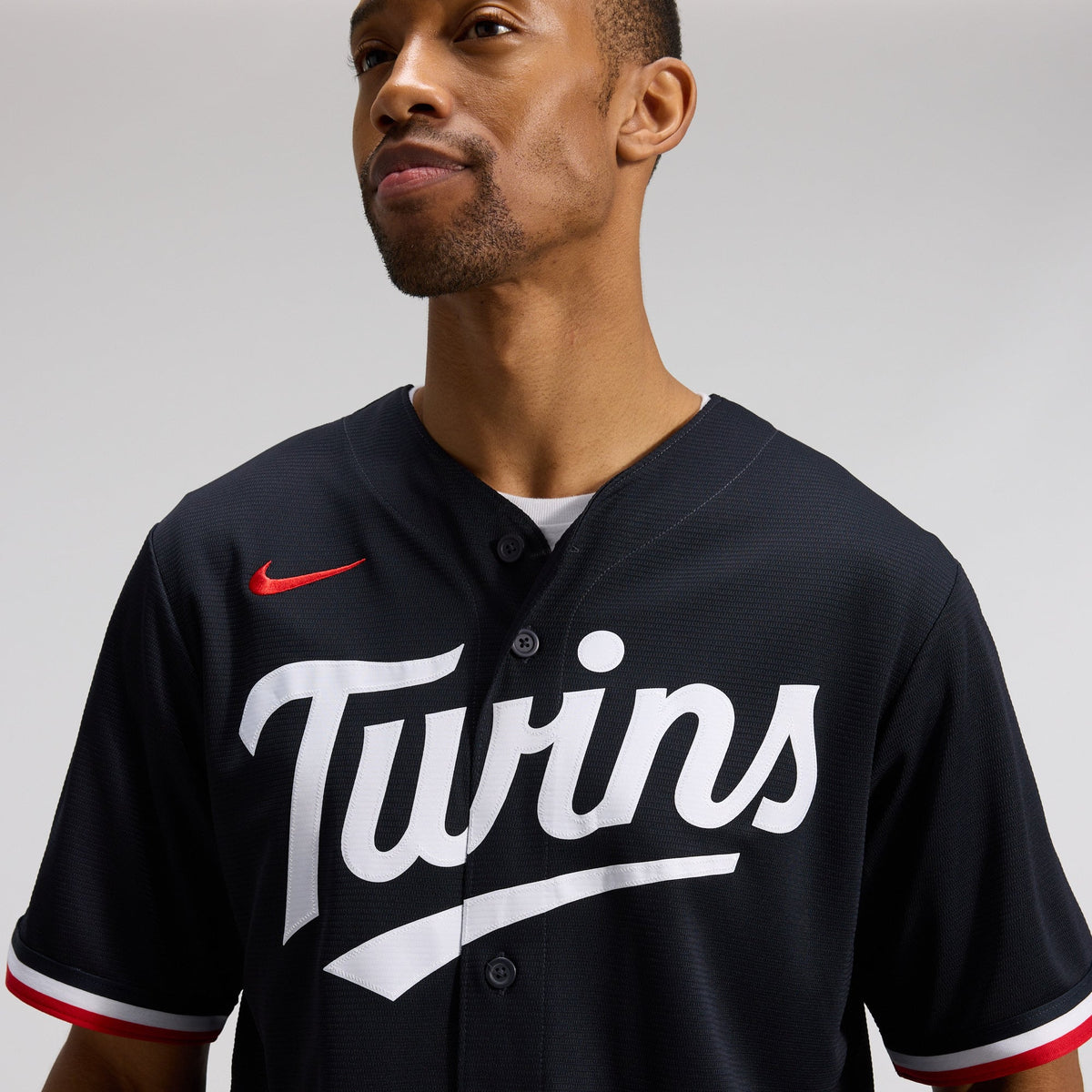 Men's Minnesota Twins Nike Navy Alternate Replica Jersey - 10